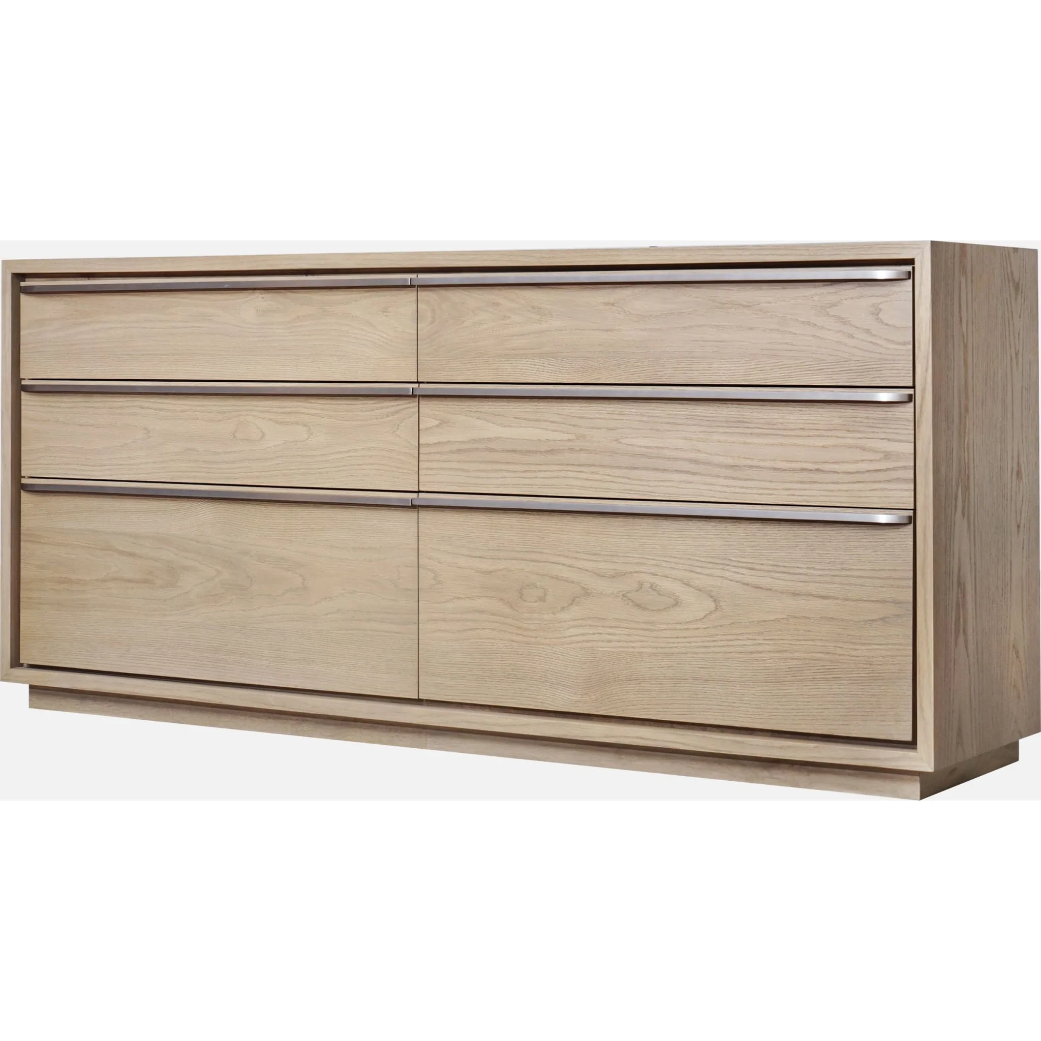 One Coastal Modern Six Drawer Dresser in Bisque - Image 3