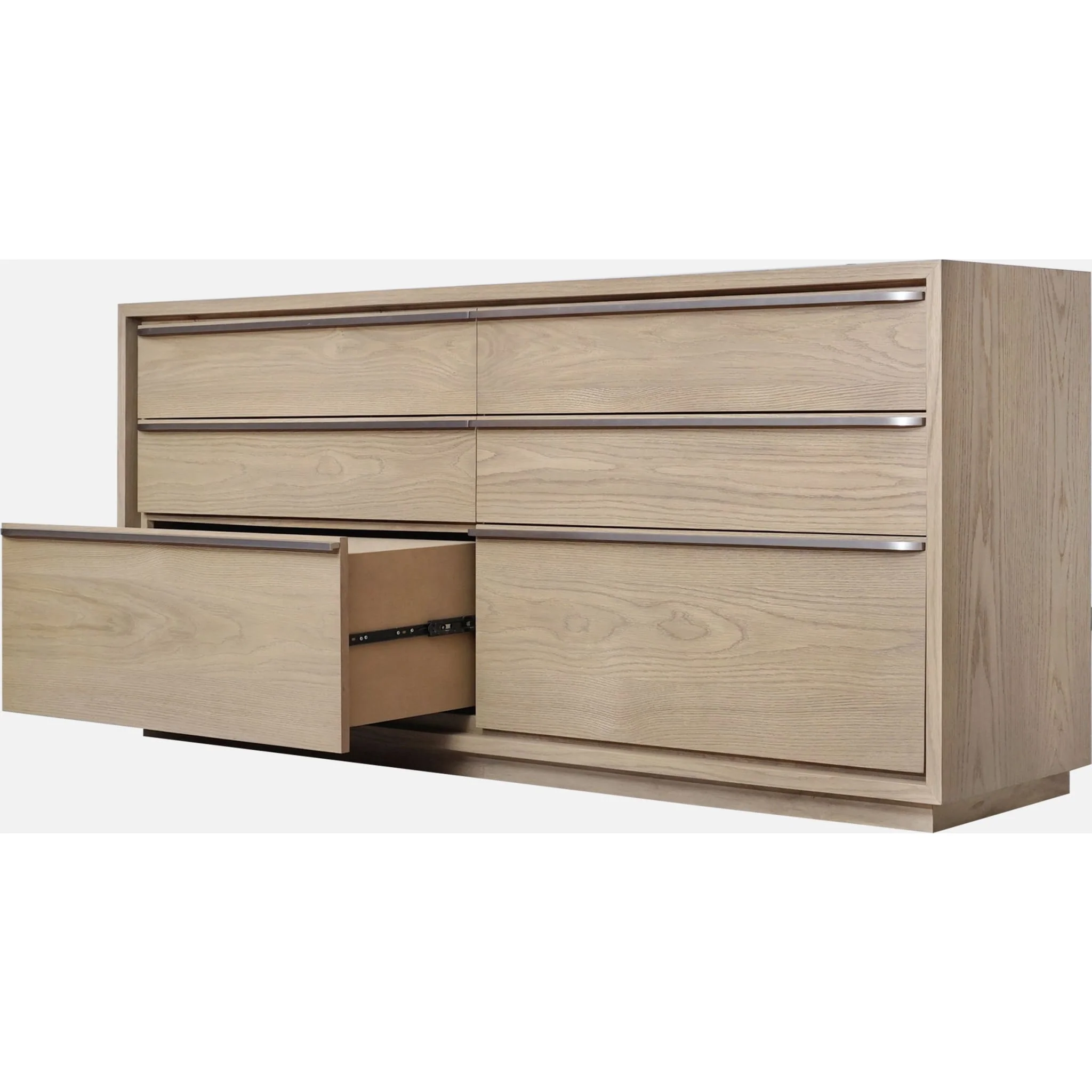 One Coastal Modern Six Drawer Dresser in Bisque - Image 9