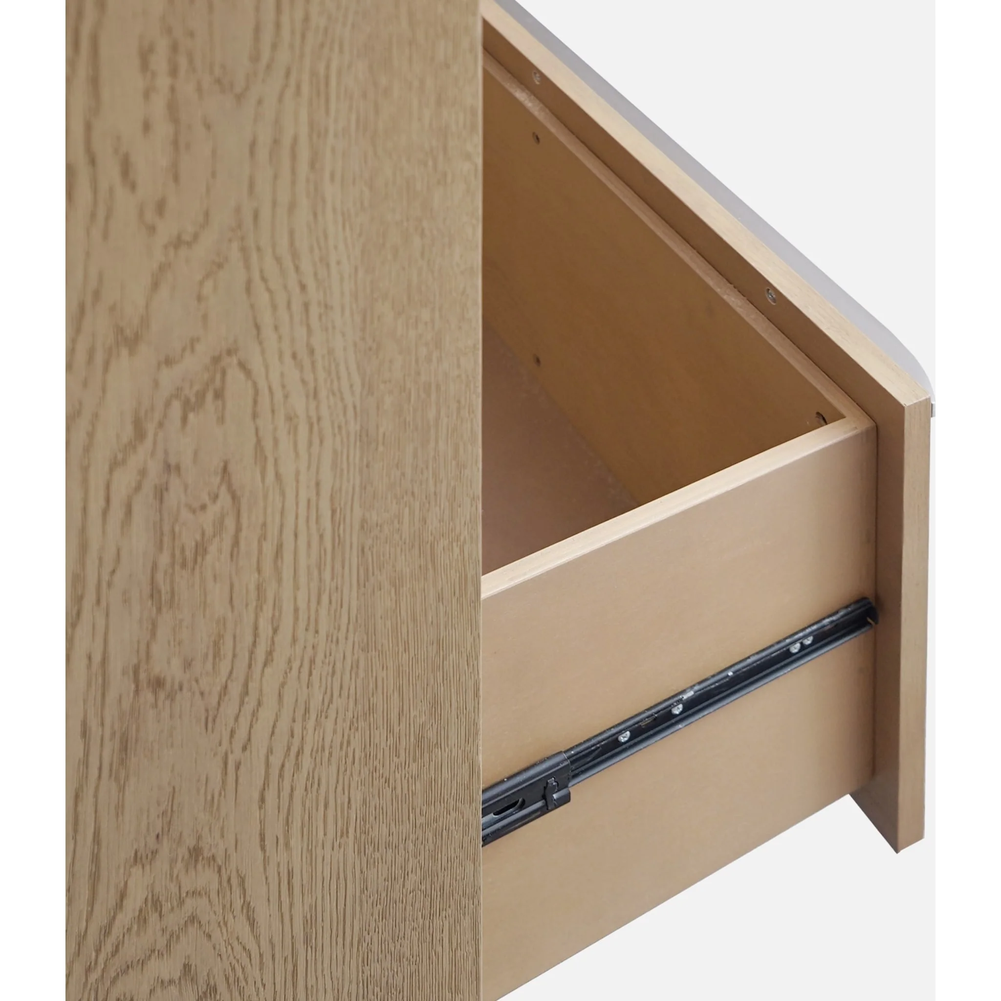 One Coastal Modern Five Drawer Chest in Bisque - Image 6