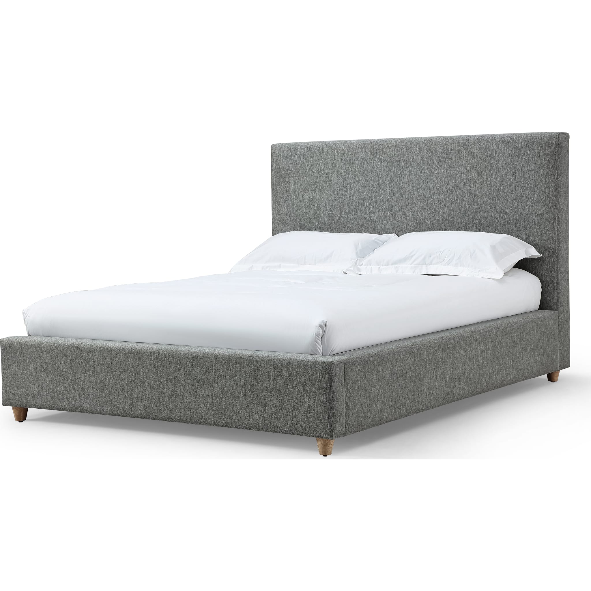 Olivia Upholstered Platform Bed in Pewter (2026) - Image 3