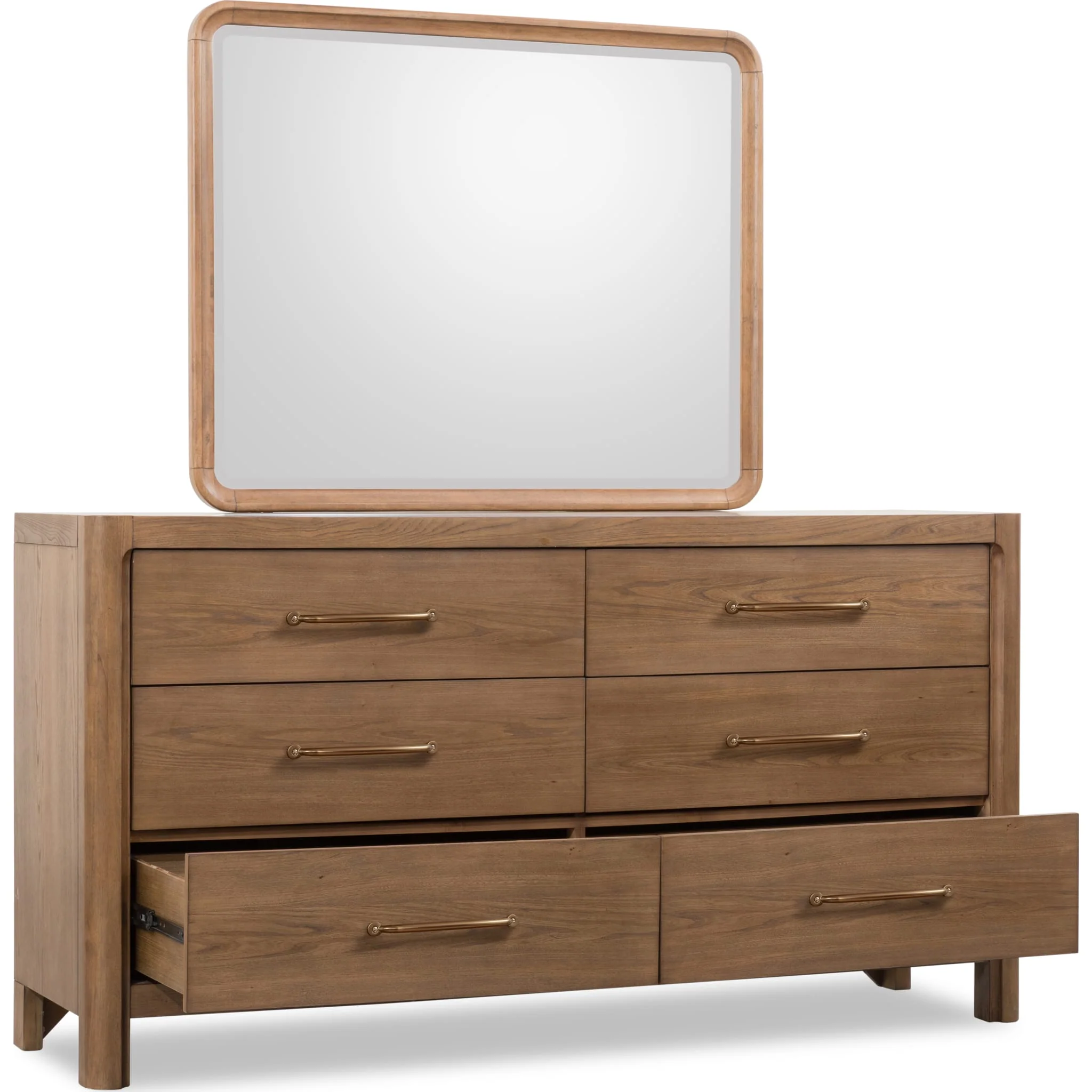 Morris 6 Drw Dresser - Claystn - Image 3