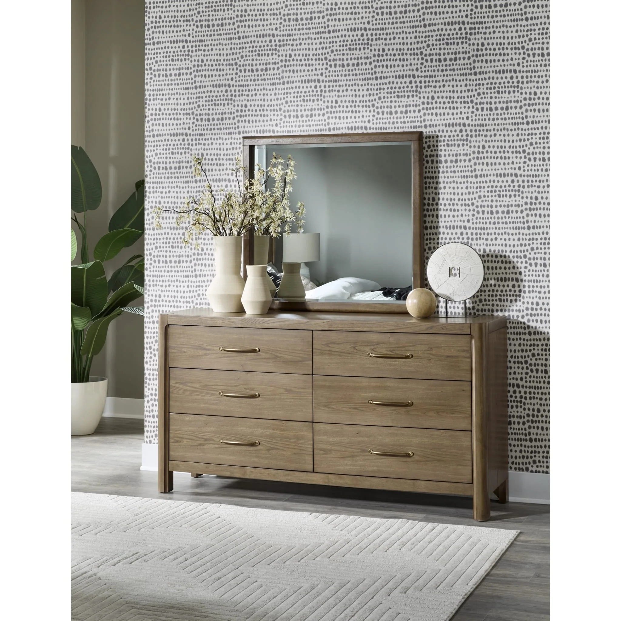 Morris 6 Drw Dresser - Claystn - Image 8