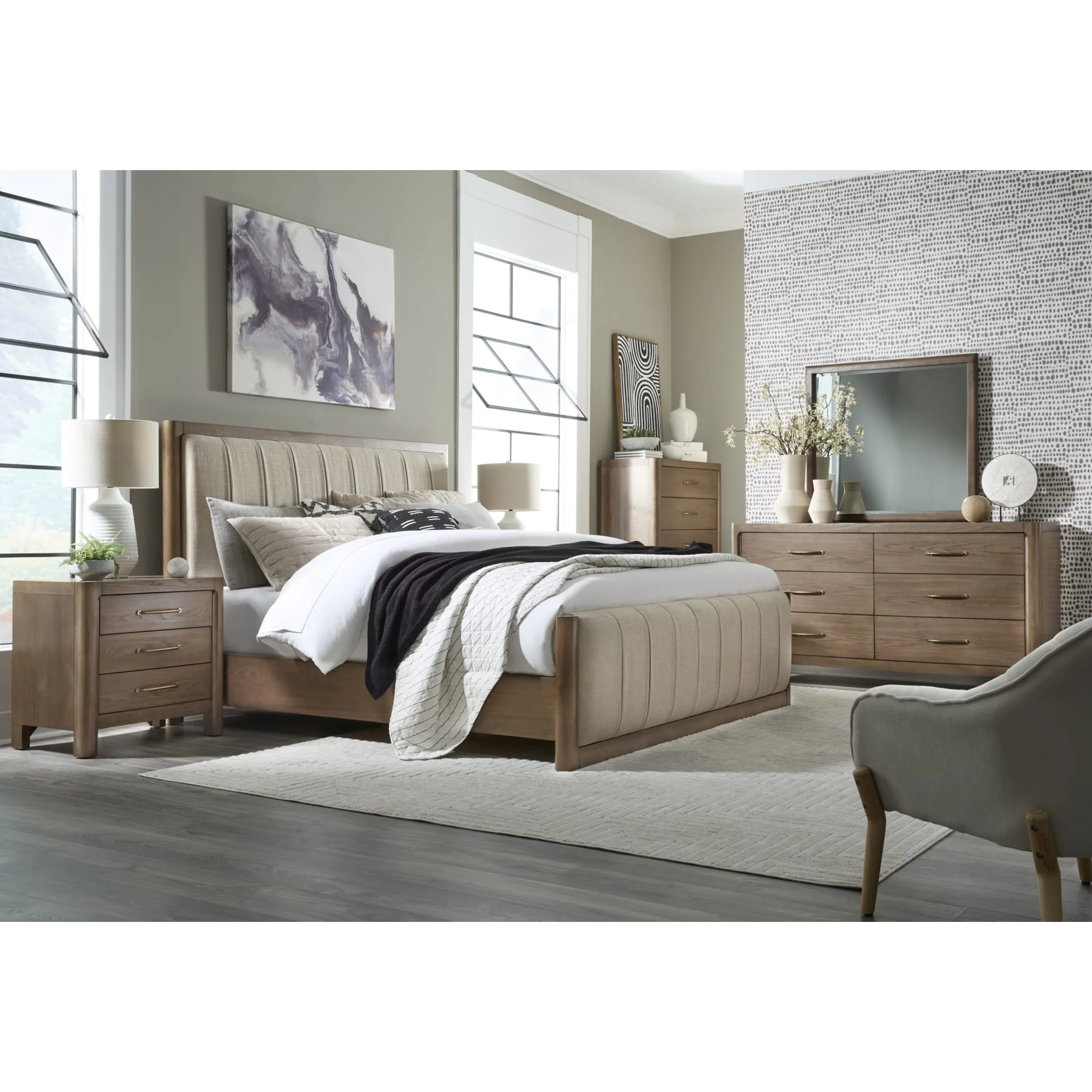 Morris Wd/Uph Bed - Csh/Cls - Image 6