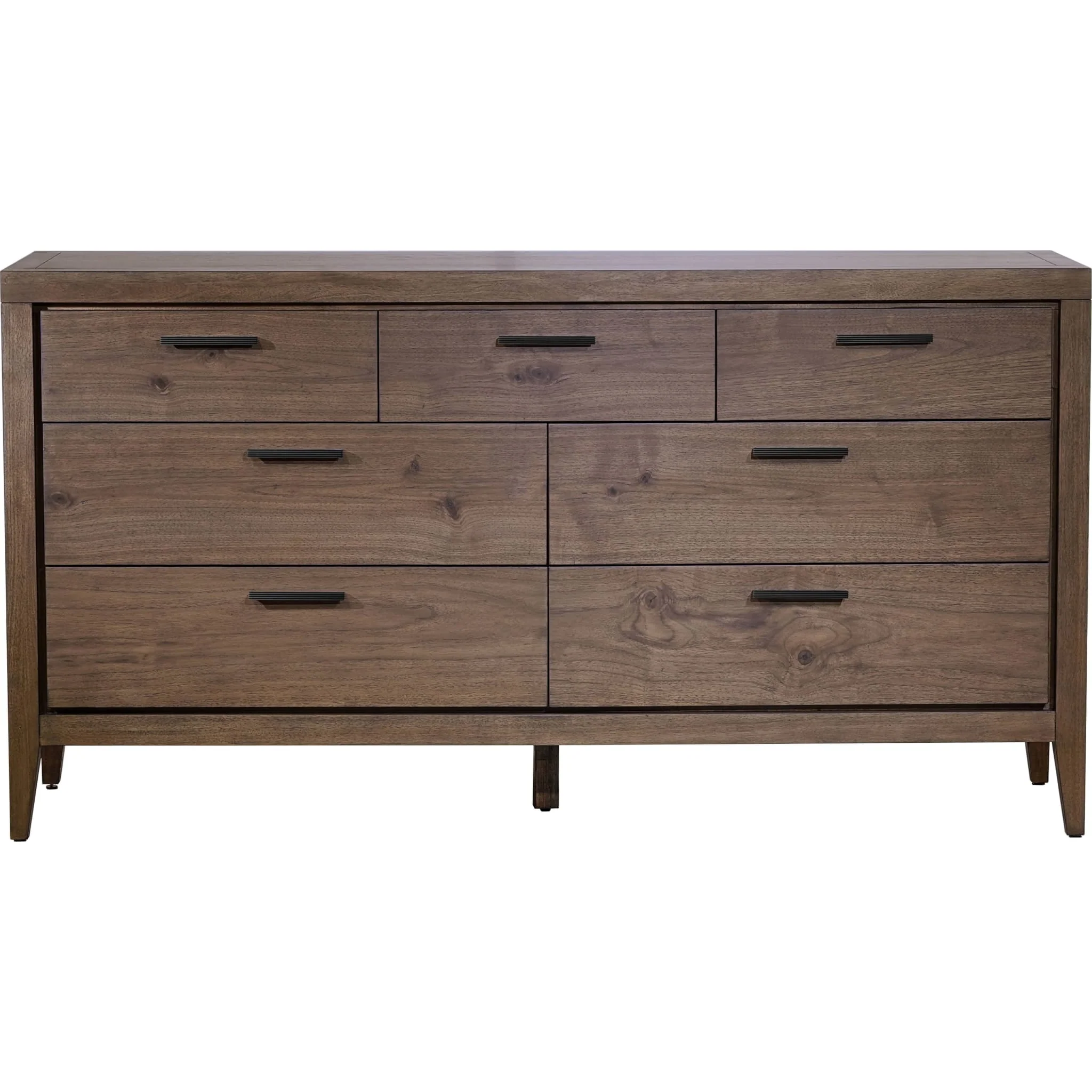 Boracay Seven Drawer Walnut Dresser in Wild Oats Brown (2024) - Image 5