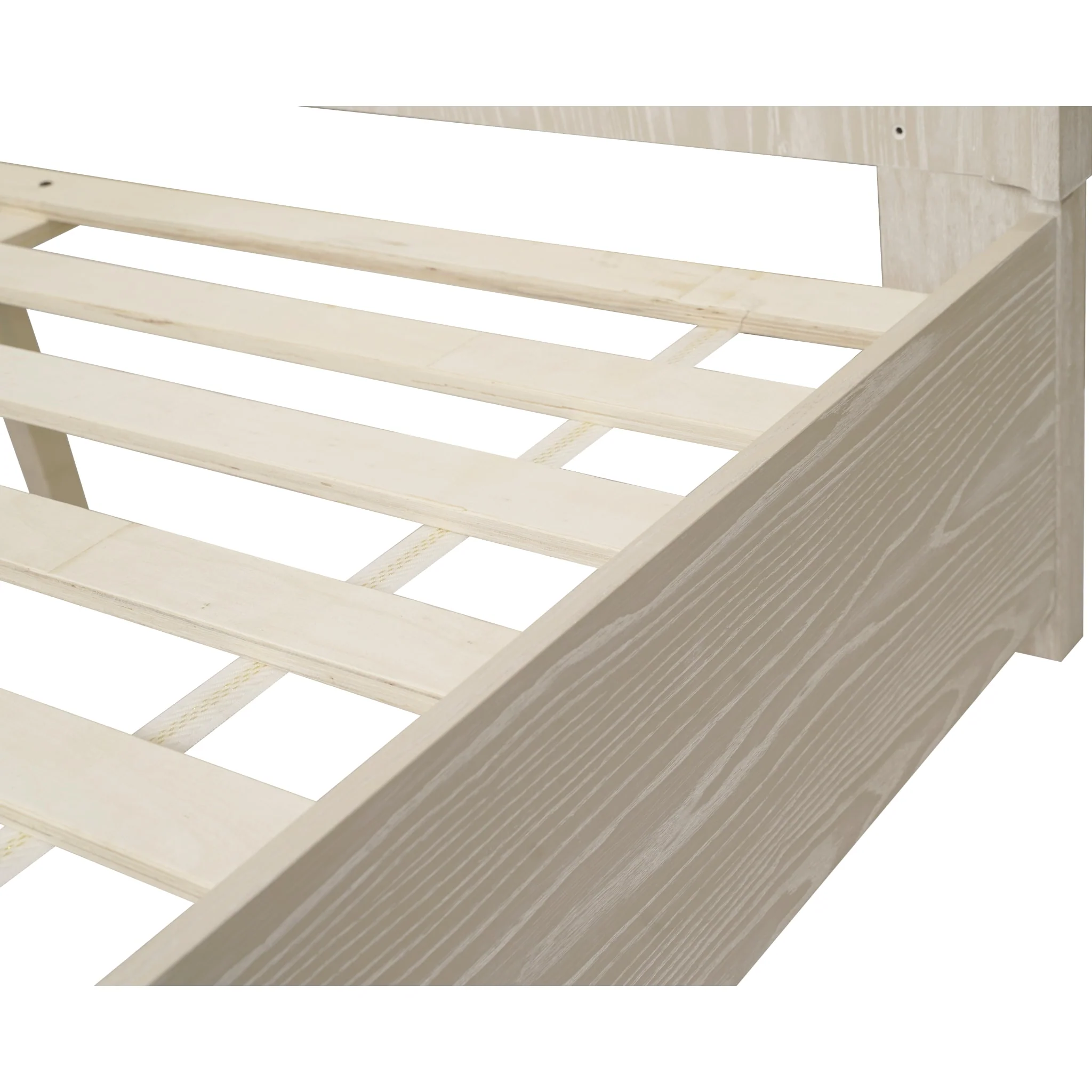 Maxime Two Drawer Footboard Storage Platform Bed In Ash - Image 11