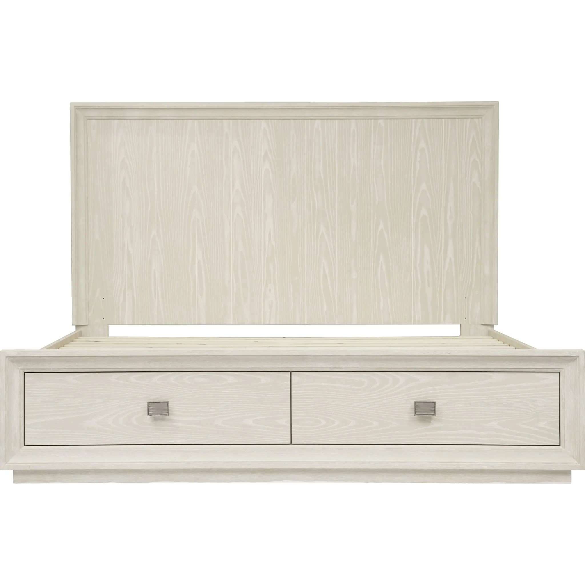 Maxime Two Drawer Footboard Storage Platform Bed In Ash - Image 7