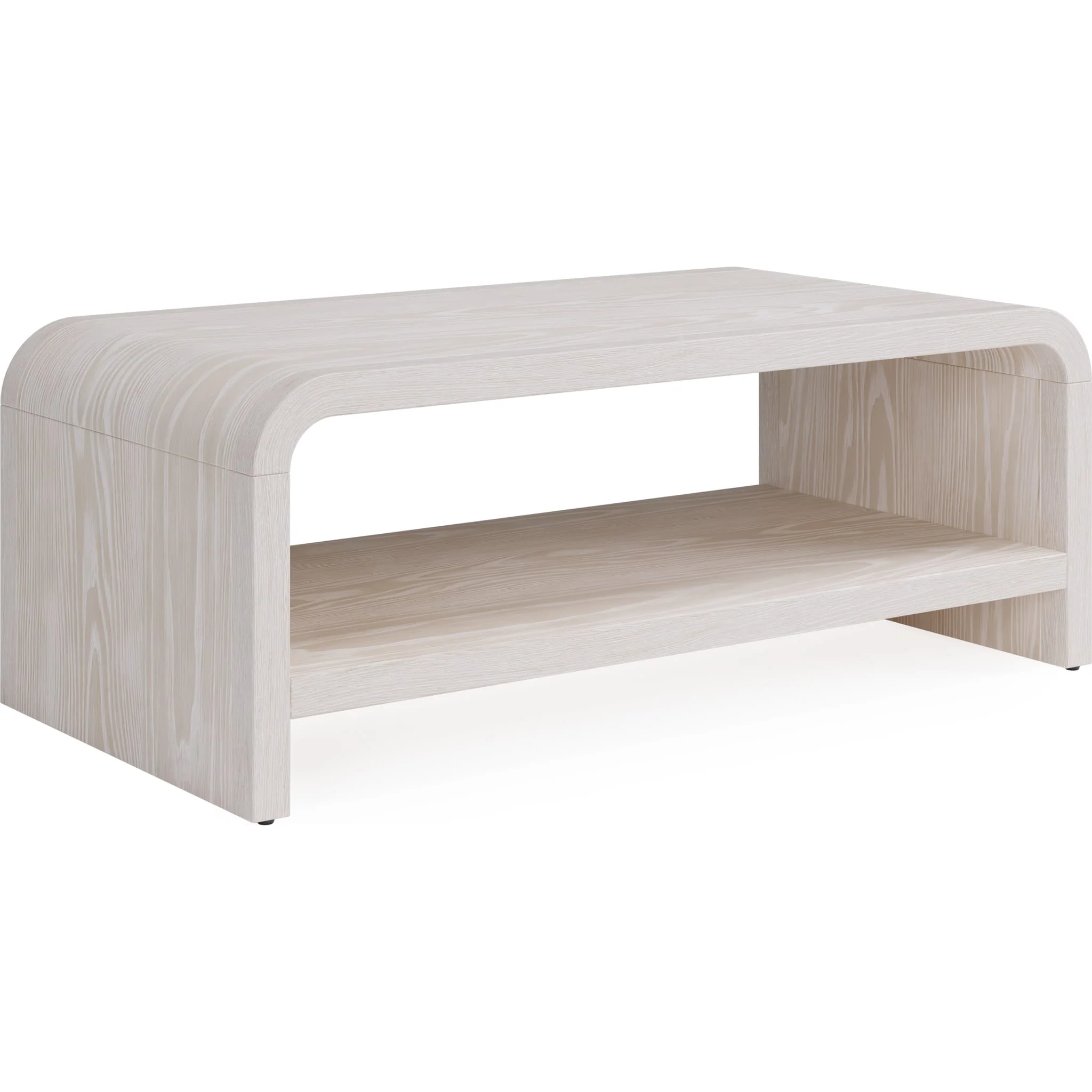 Drake Ash Wood Coffee Table in Sugar - Image 3