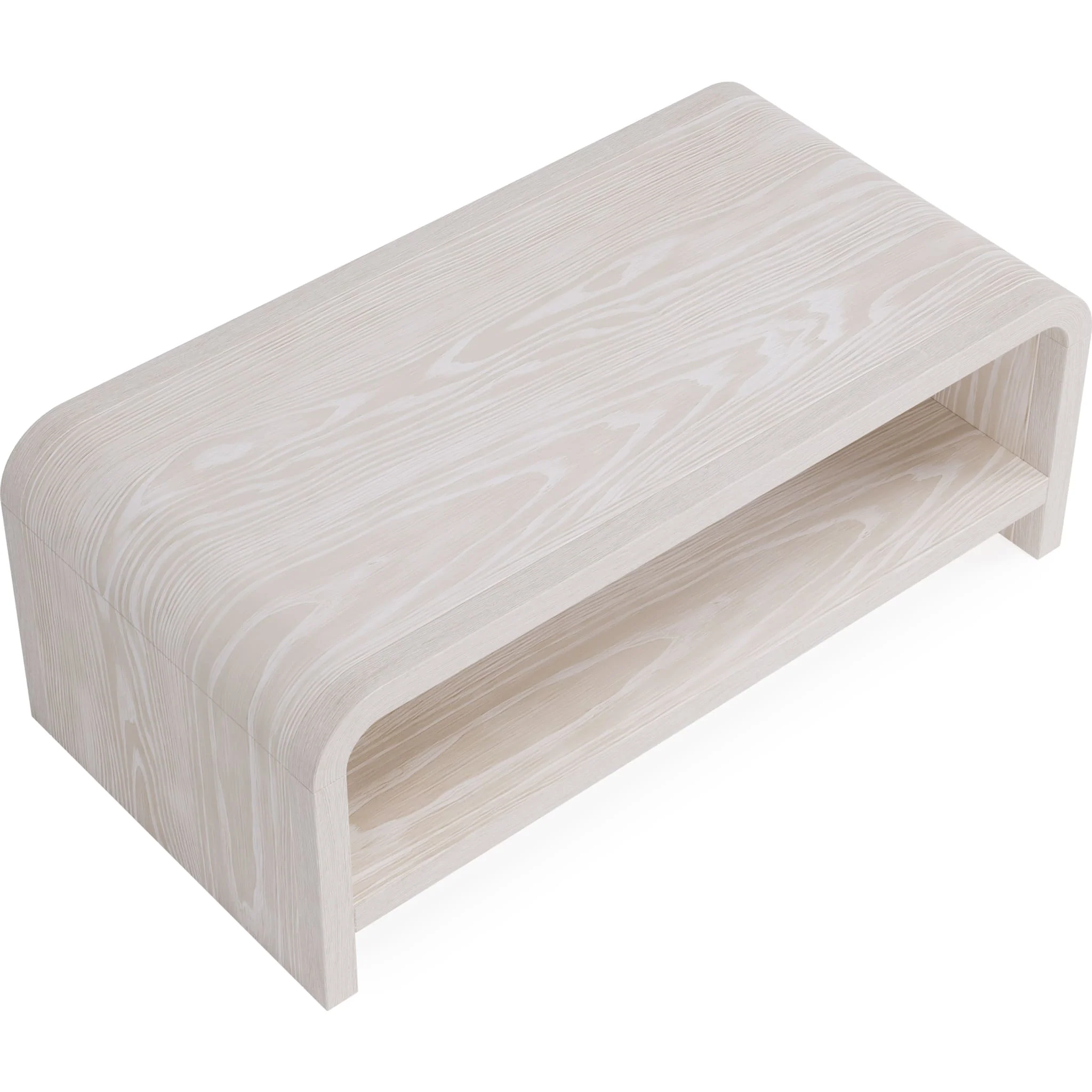 Drake Ash Wood Coffee Table in Sugar - Image 4