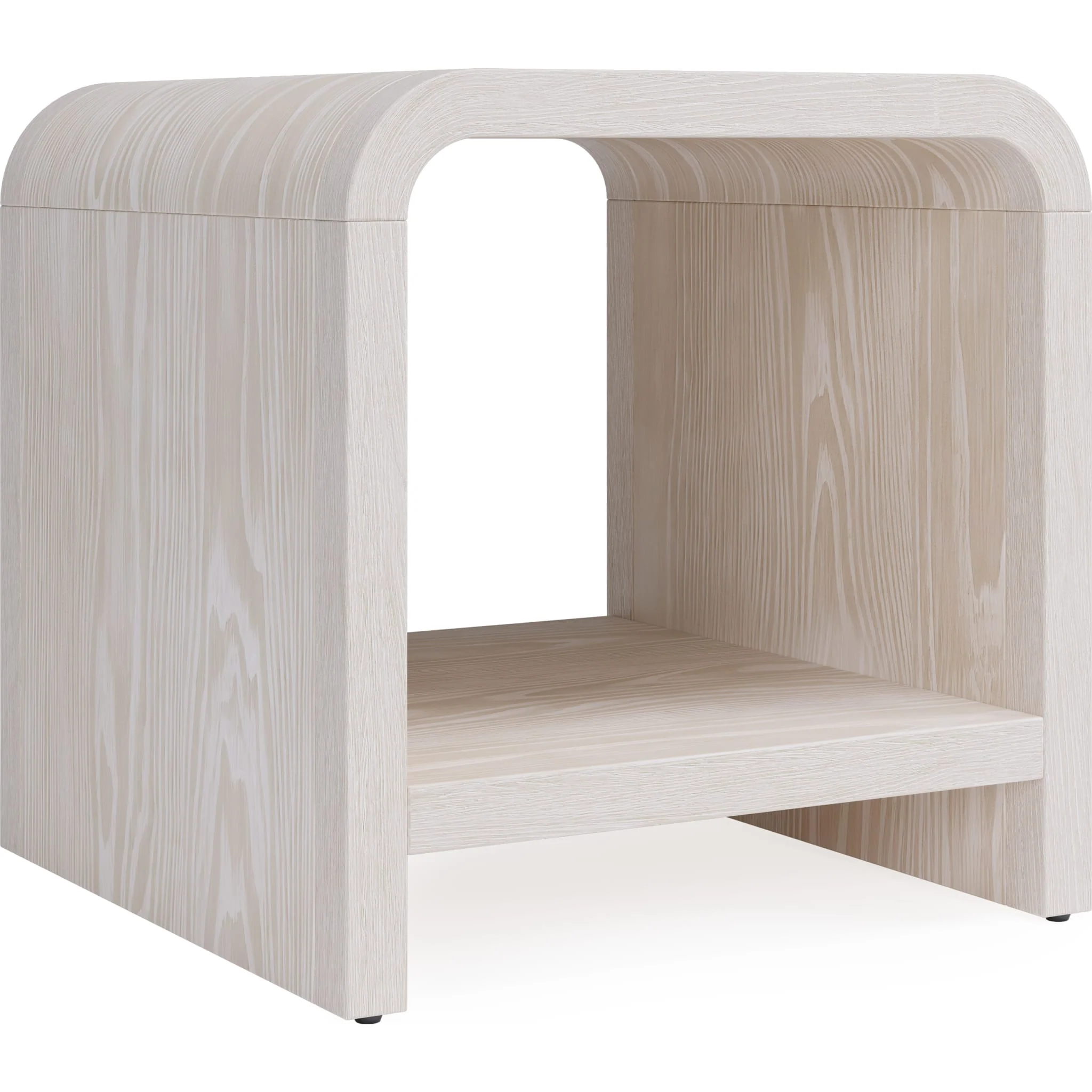 Drake Ash Wood Side Table in Sugar - Image 3