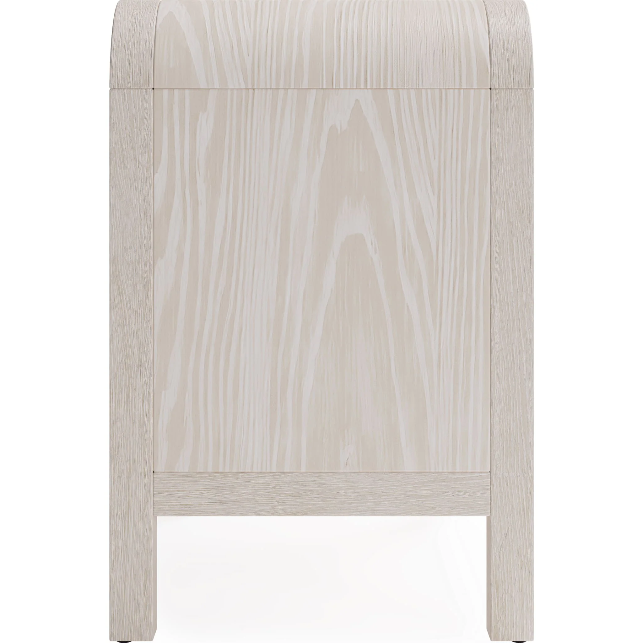 Drake Two Drawer USB-Charging Nightstand in Sugar - Image 5