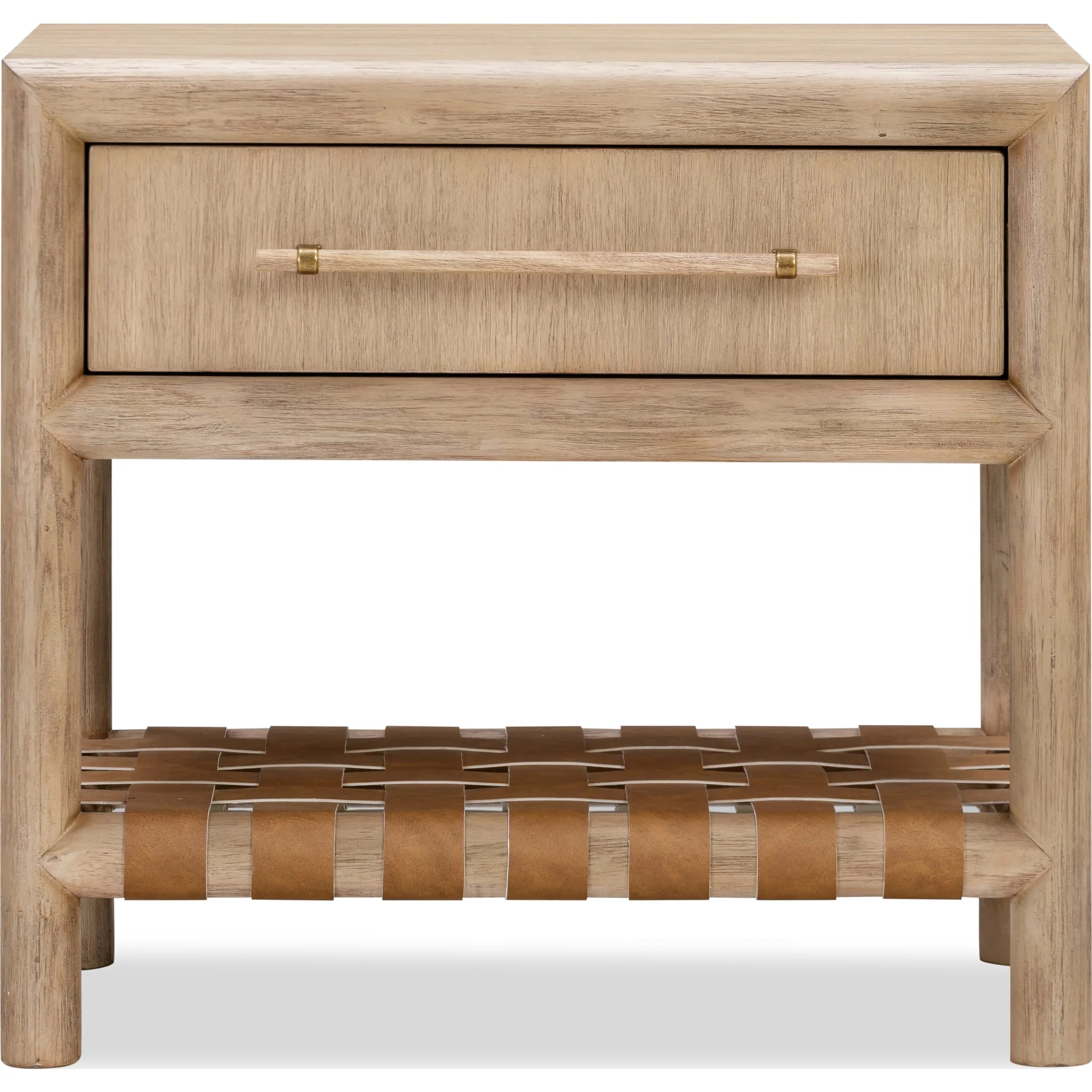 Dorsey One Drawer USB-charging Nightstand in Granola - Image 4
