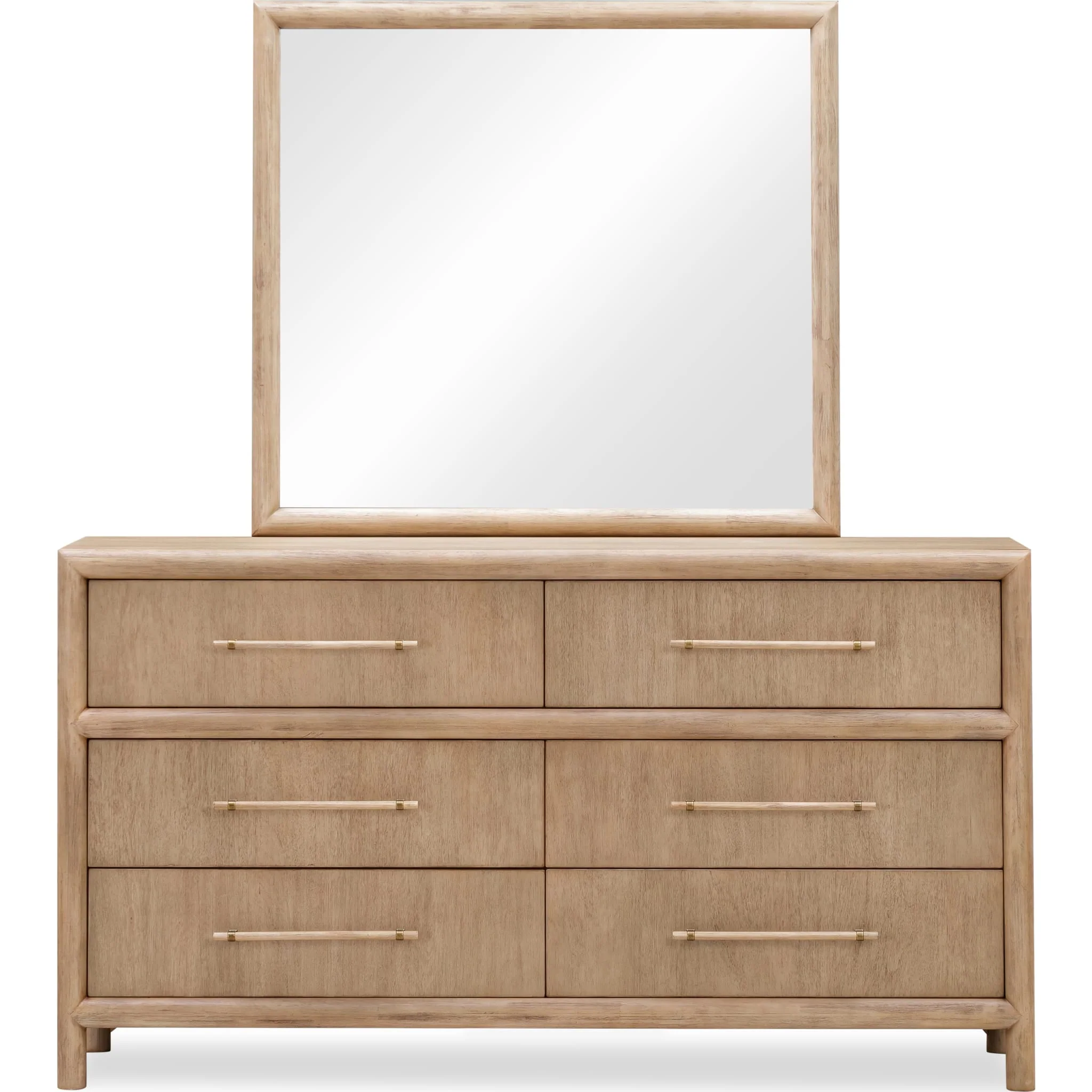 Dorsey Six Drawer Dresser in Granola - Image 4