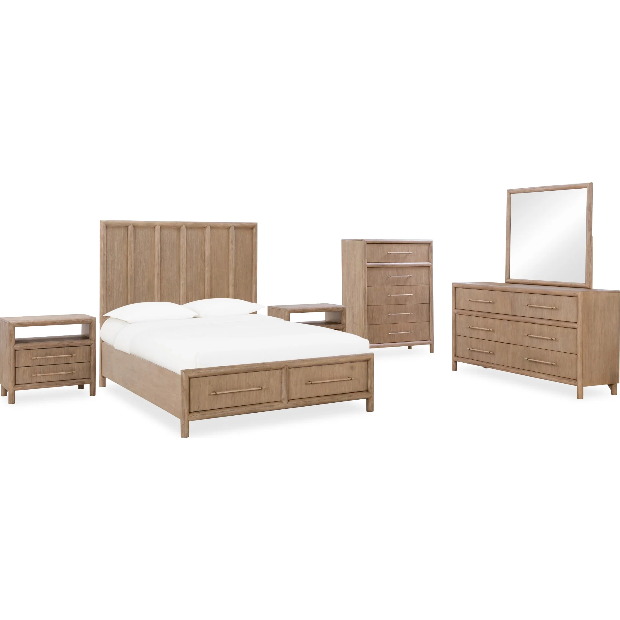 Dorsey Six Drawer Dresser in Granola - Image 8