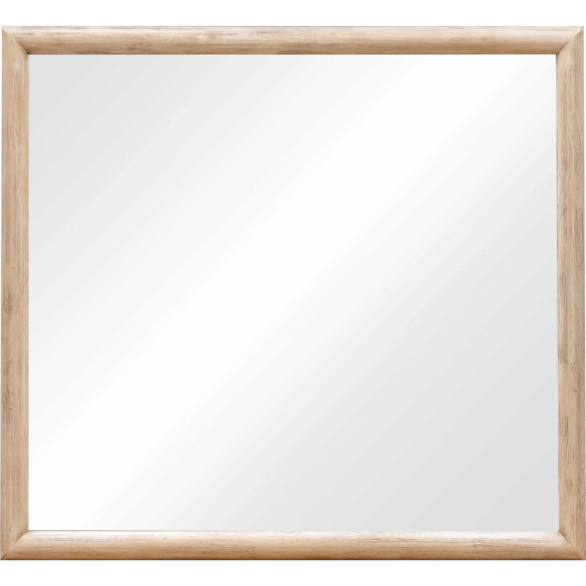 Dorsey Solid Wood and Glass Mirror in Granola - Image 7