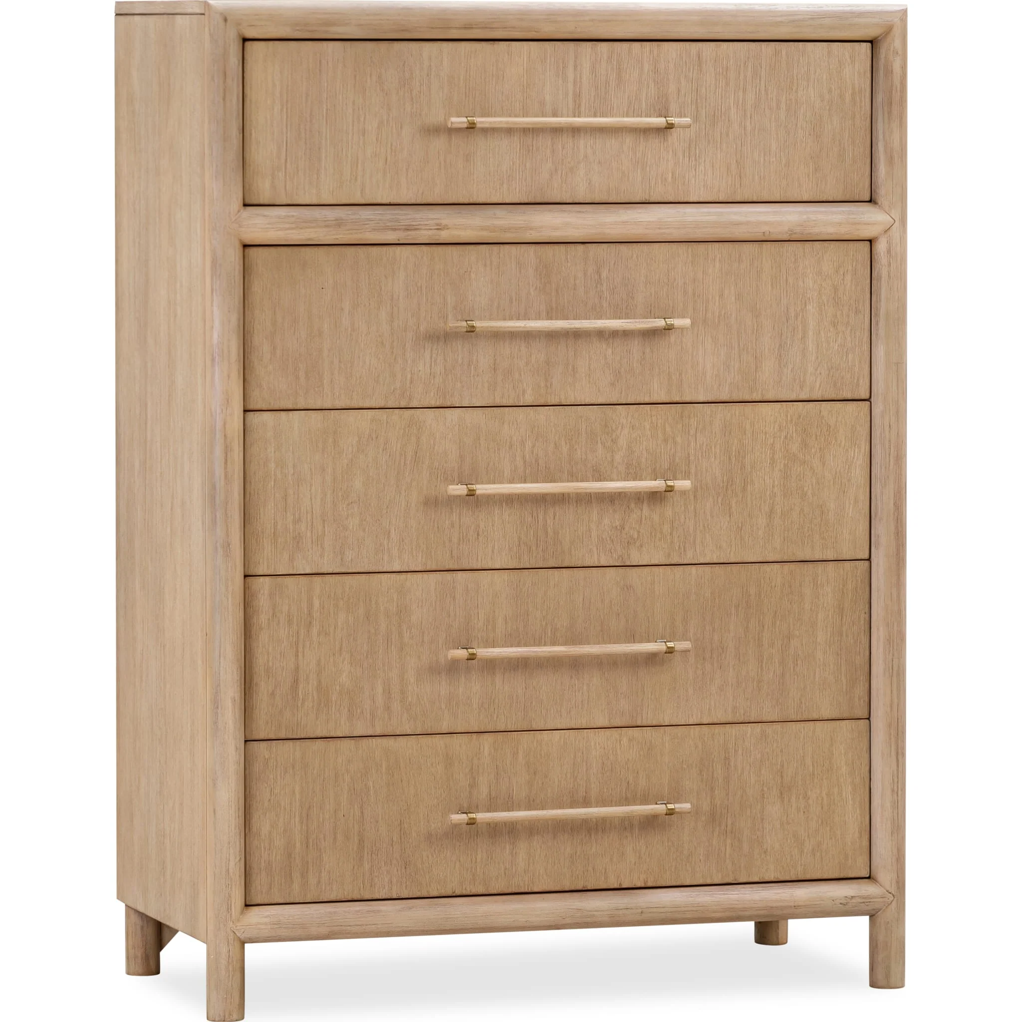 Dorsey Five Drawer Chest in Granola - Image 3