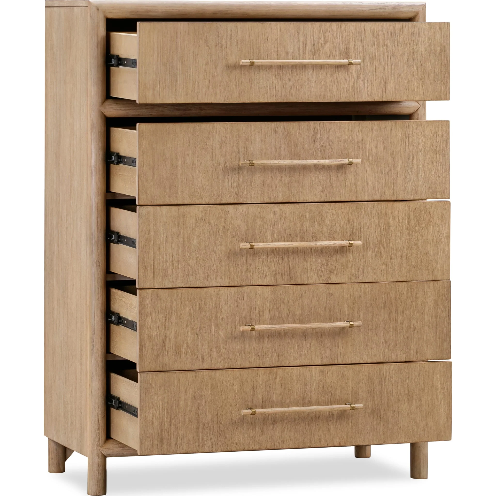 Dorsey Five Drawer Chest in Granola - Image 4