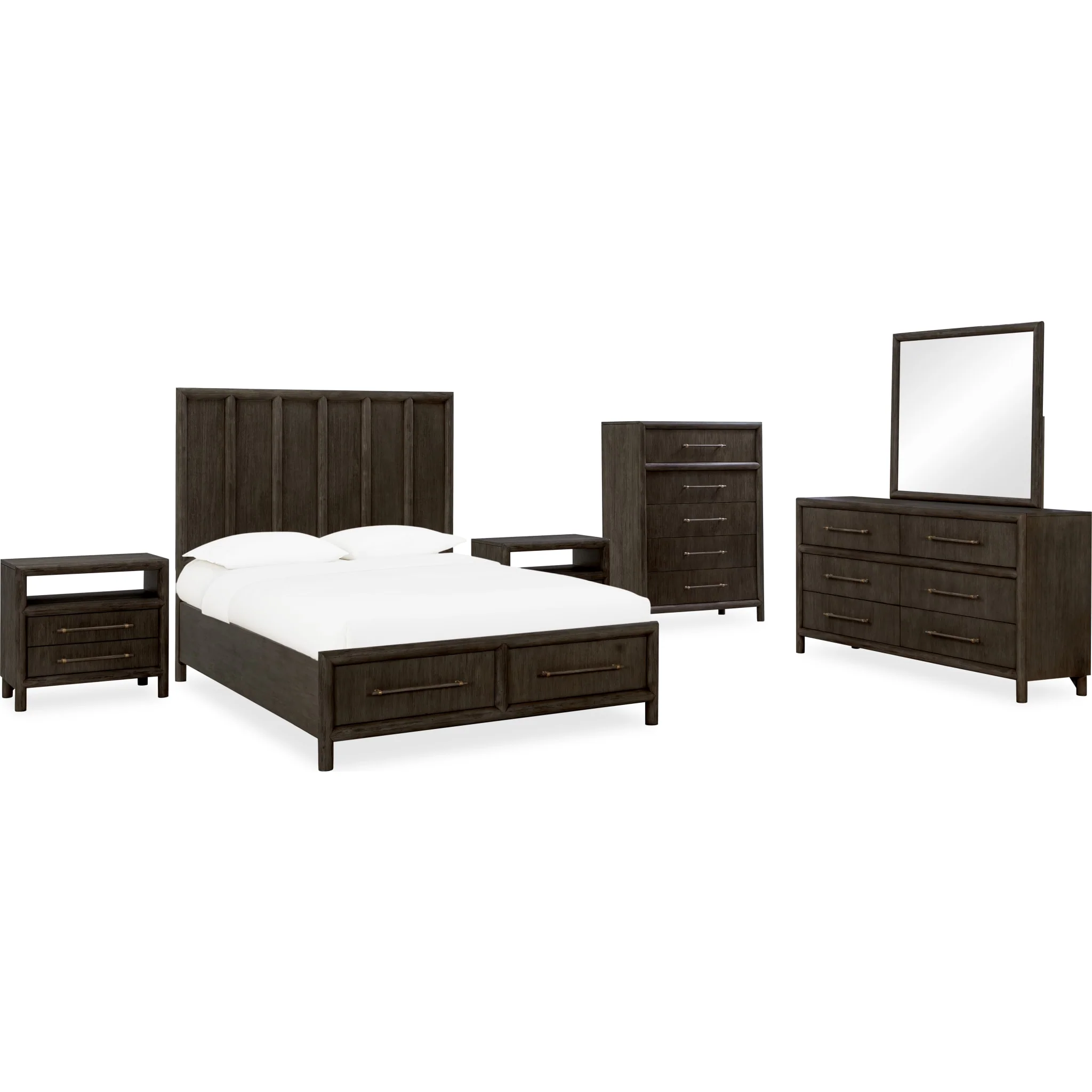Dorsey Six Drawer Dresser in Basalt Grey - Image 12