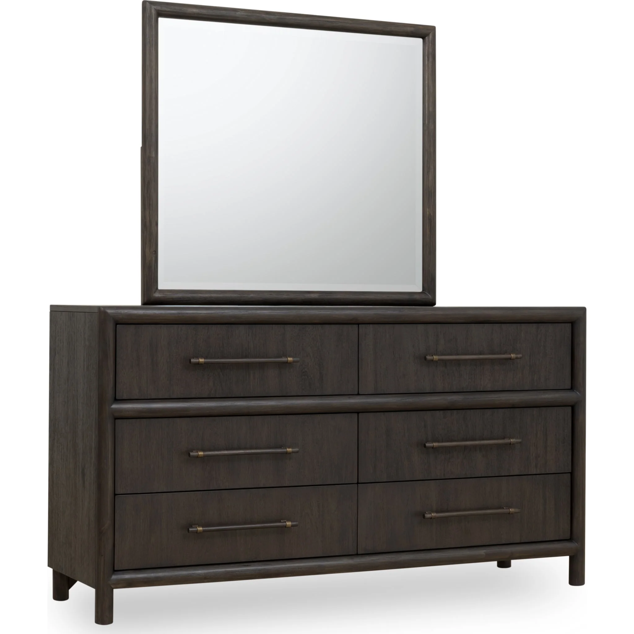 Dorsey Six Drawer Dresser in Basalt Grey - Image 4