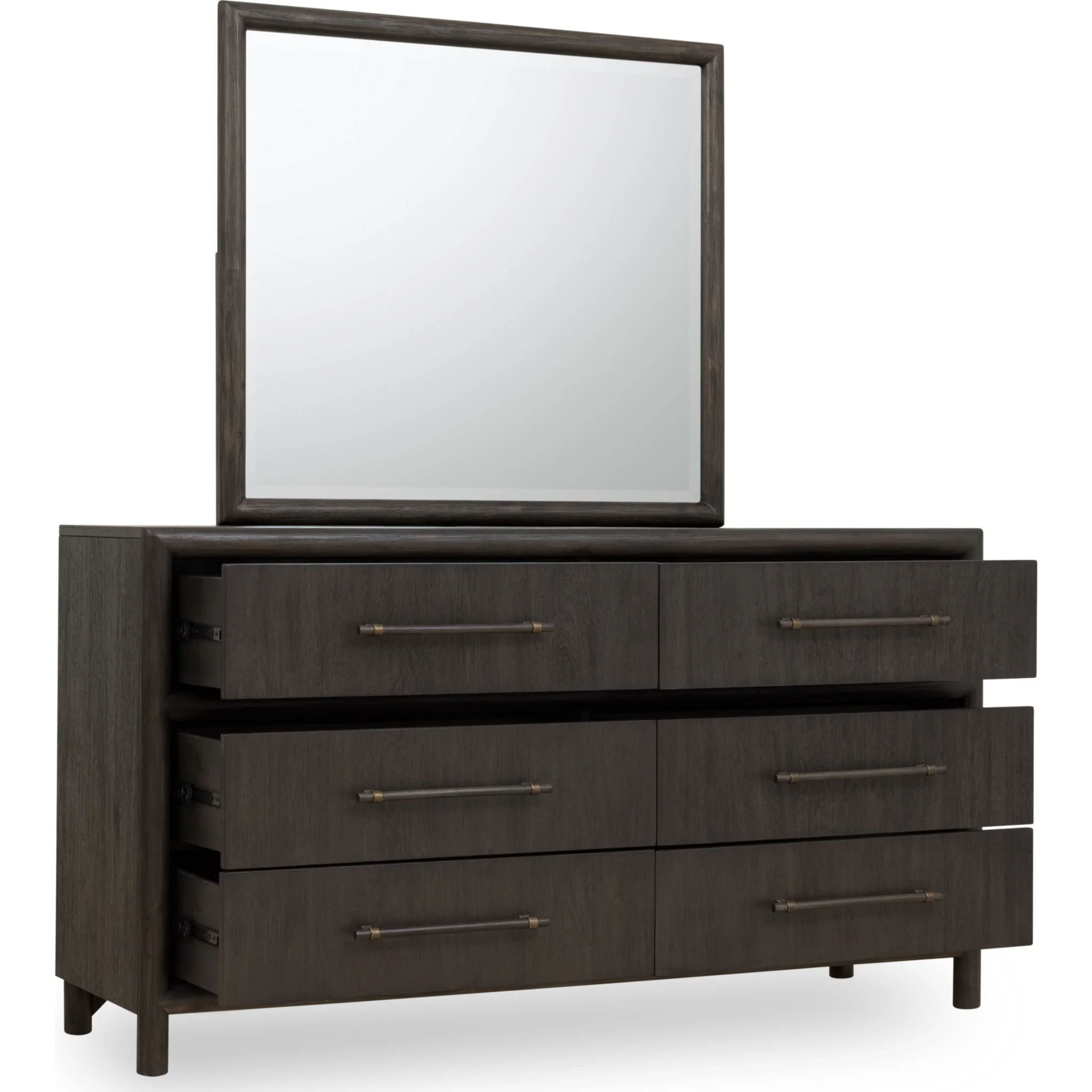 Dorsey Six Drawer Dresser in Basalt Grey - Image 6