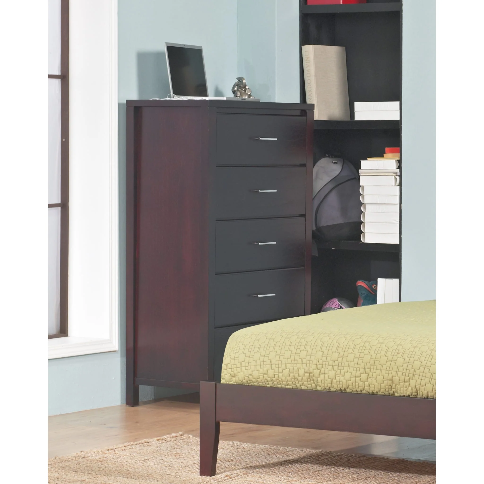 Nevis Five Drawer Chest in Espresso (2024) - Image 11
