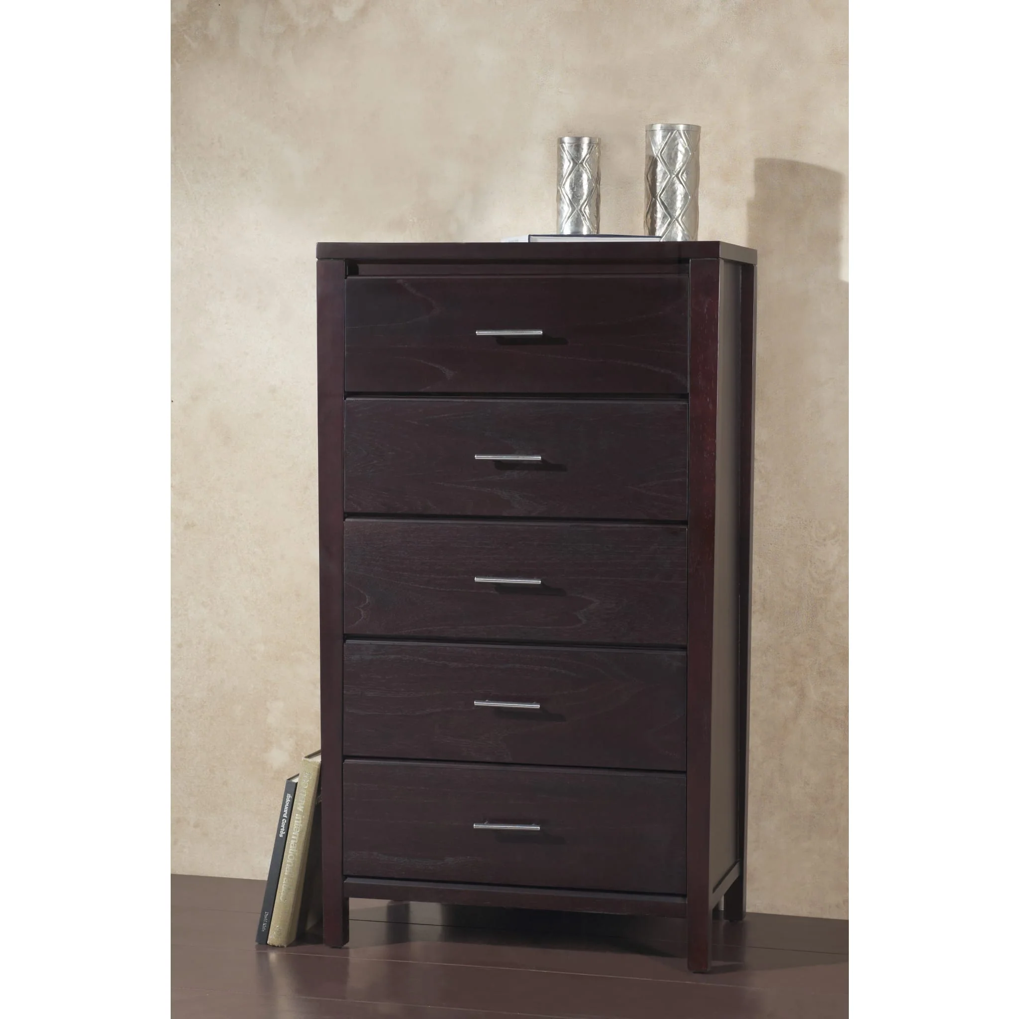 Nevis Five Drawer Chest in Espresso (2024) - Image 5