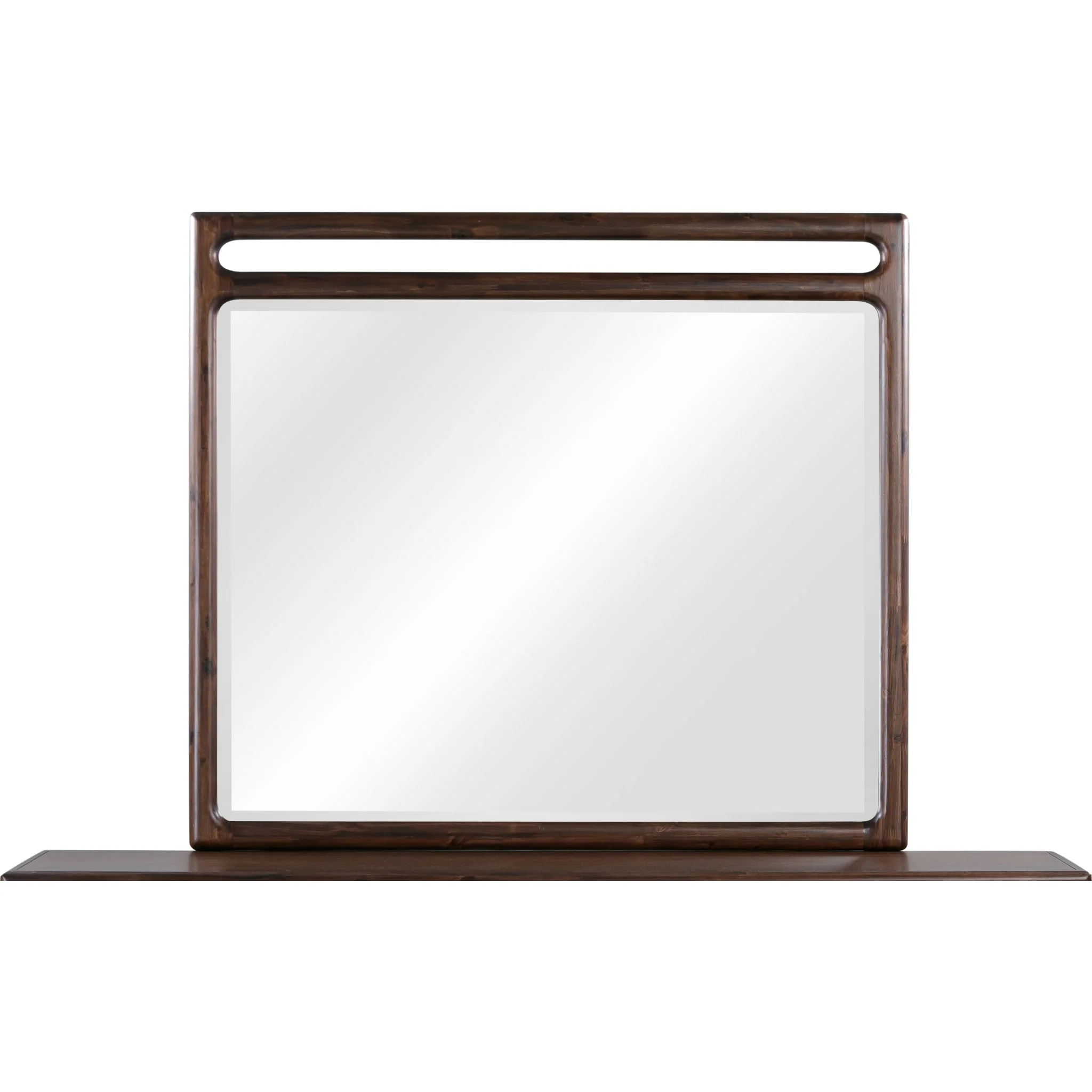 Sol Beveled Glass Wall or Dresser Mirror in Brown Spice - Image 3