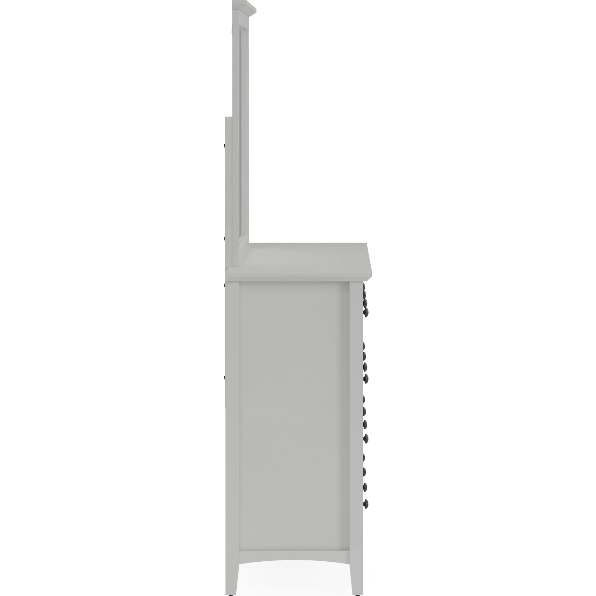 Grace Wall or Dresser Mirror in Elephant Grey - Image 7