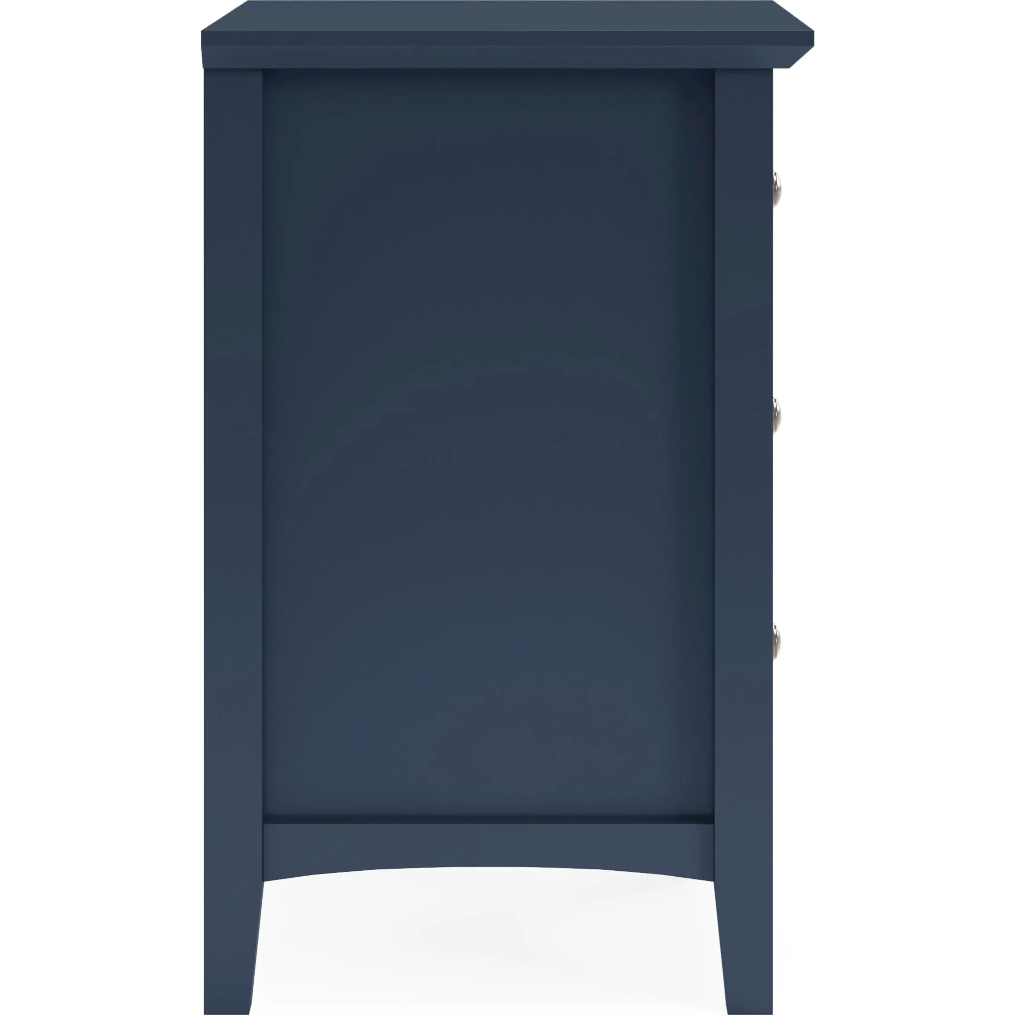 Grace Three Drawer Nightstand in Blueberry - Image 4