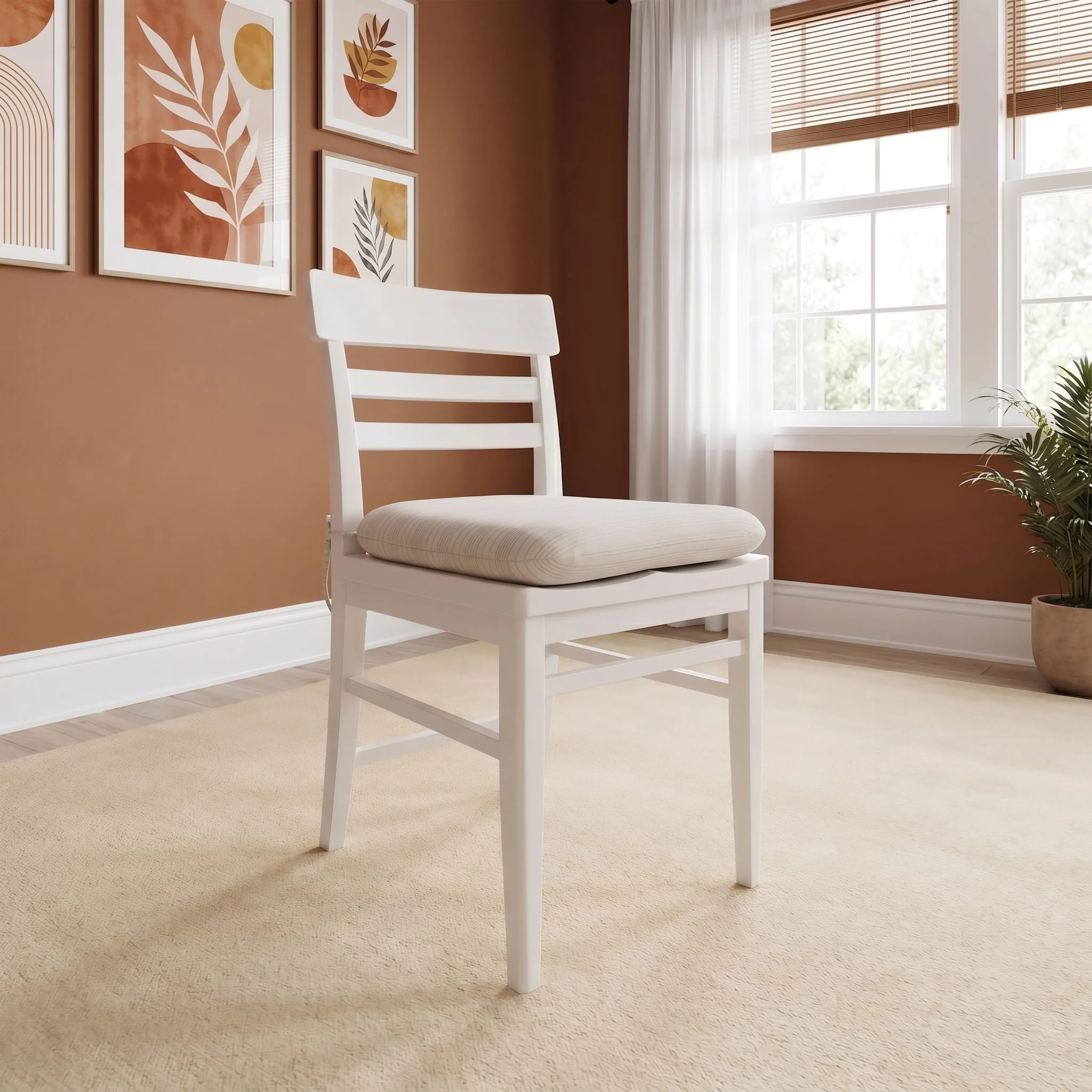 Grace Striped Side Chair - Snwfl - Image 4