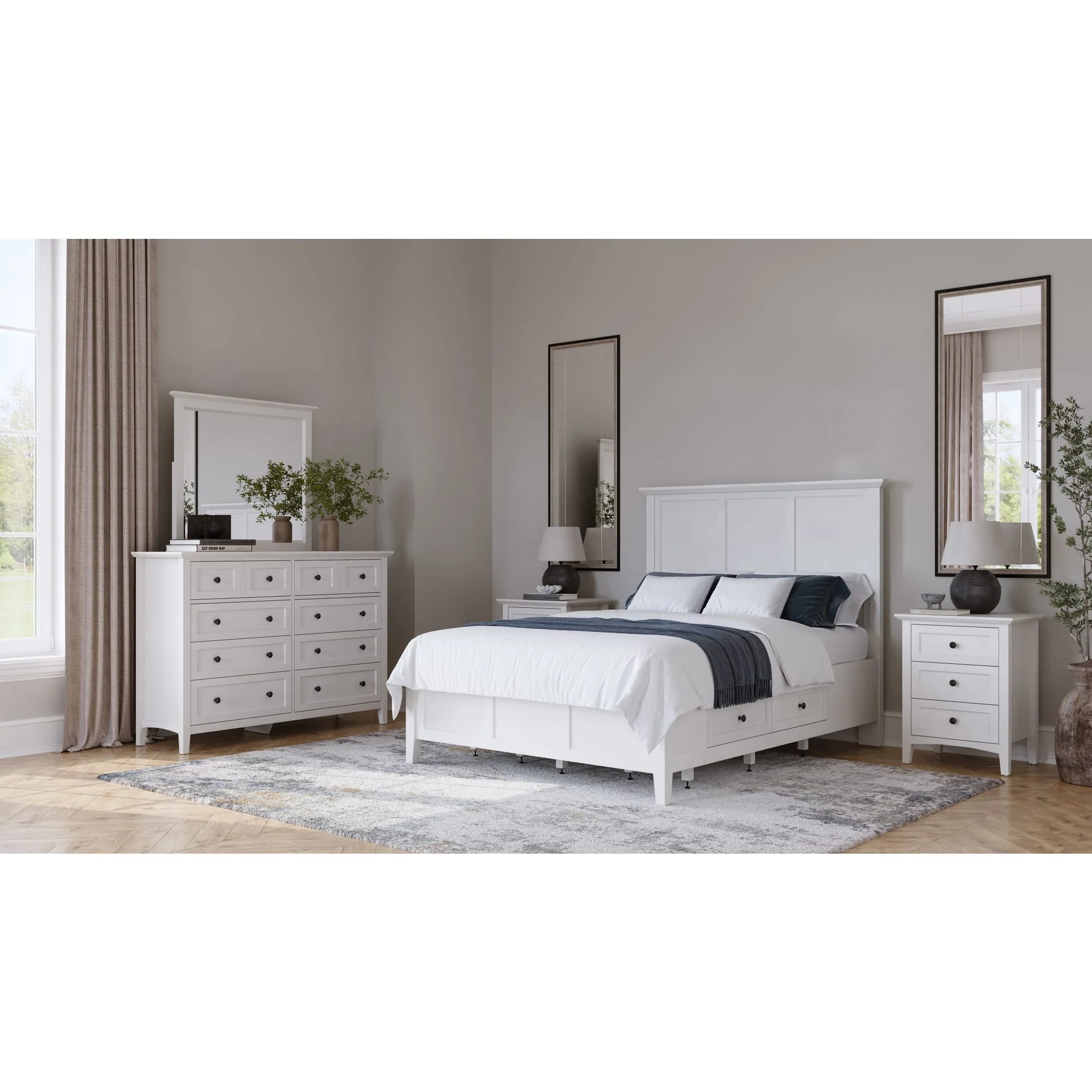Grace Eight Drawer Dresser in Snowfall White (2024) - Image 14