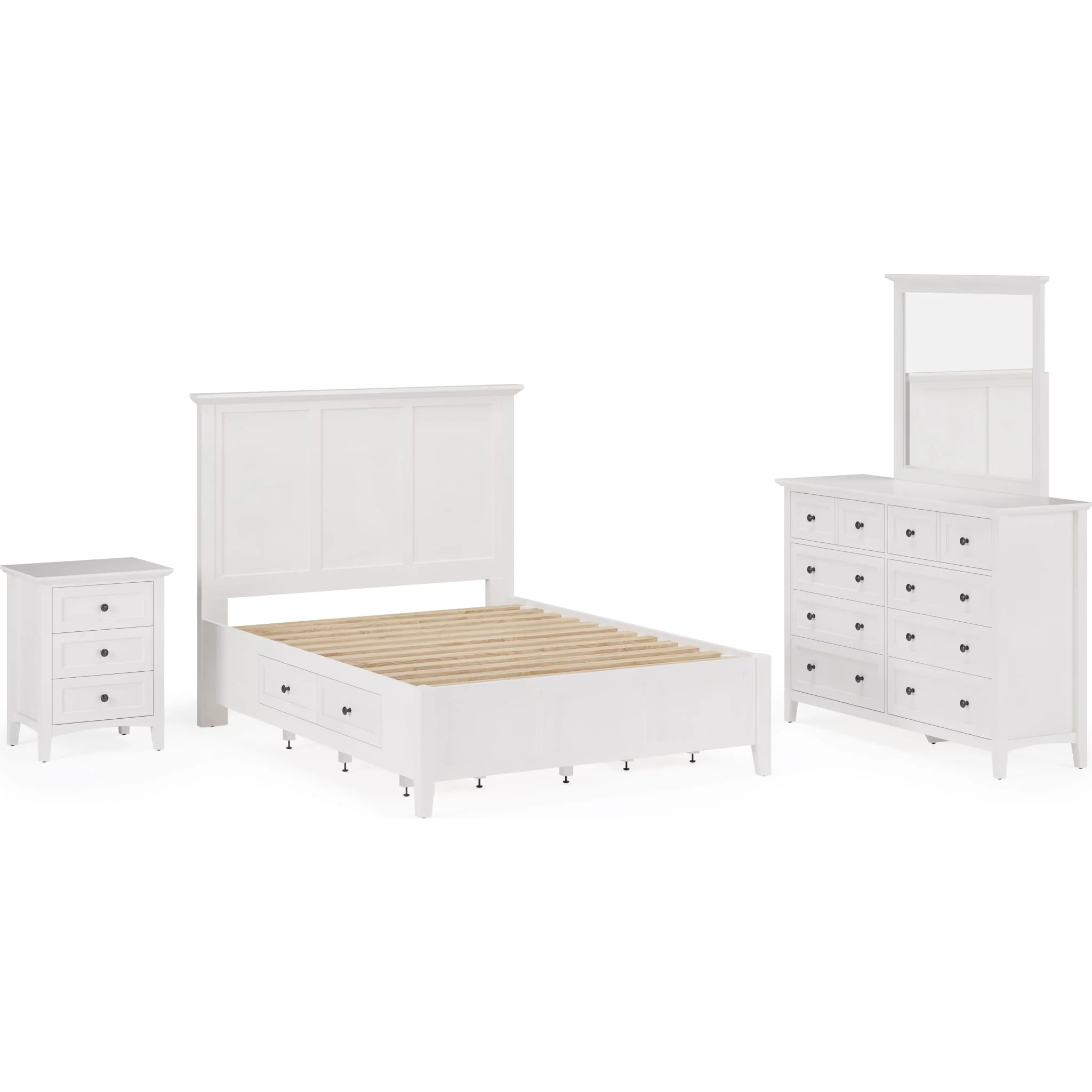 Grace Eight Drawer Dresser in Snowfall White (2024) - Image 16