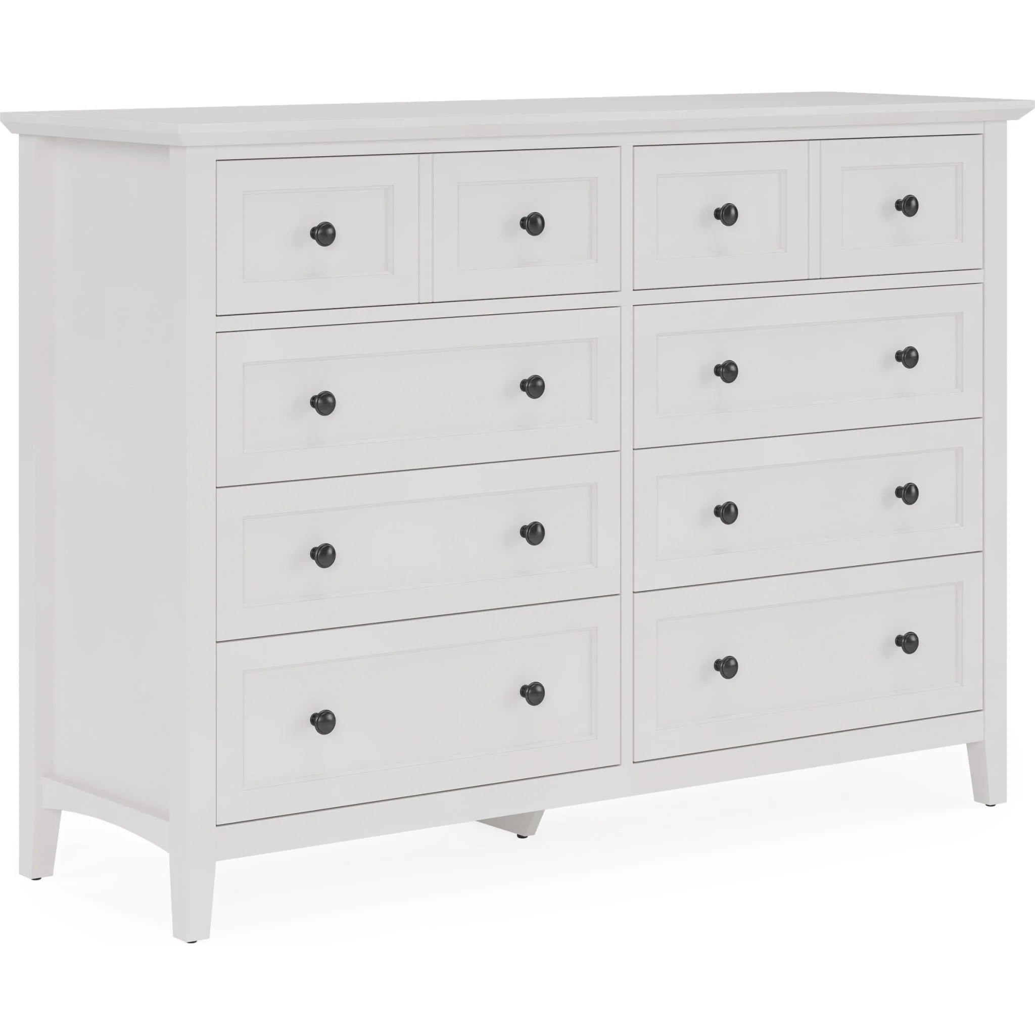 Grace Eight Drawer Dresser in Snowfall White (2024) - Image 6