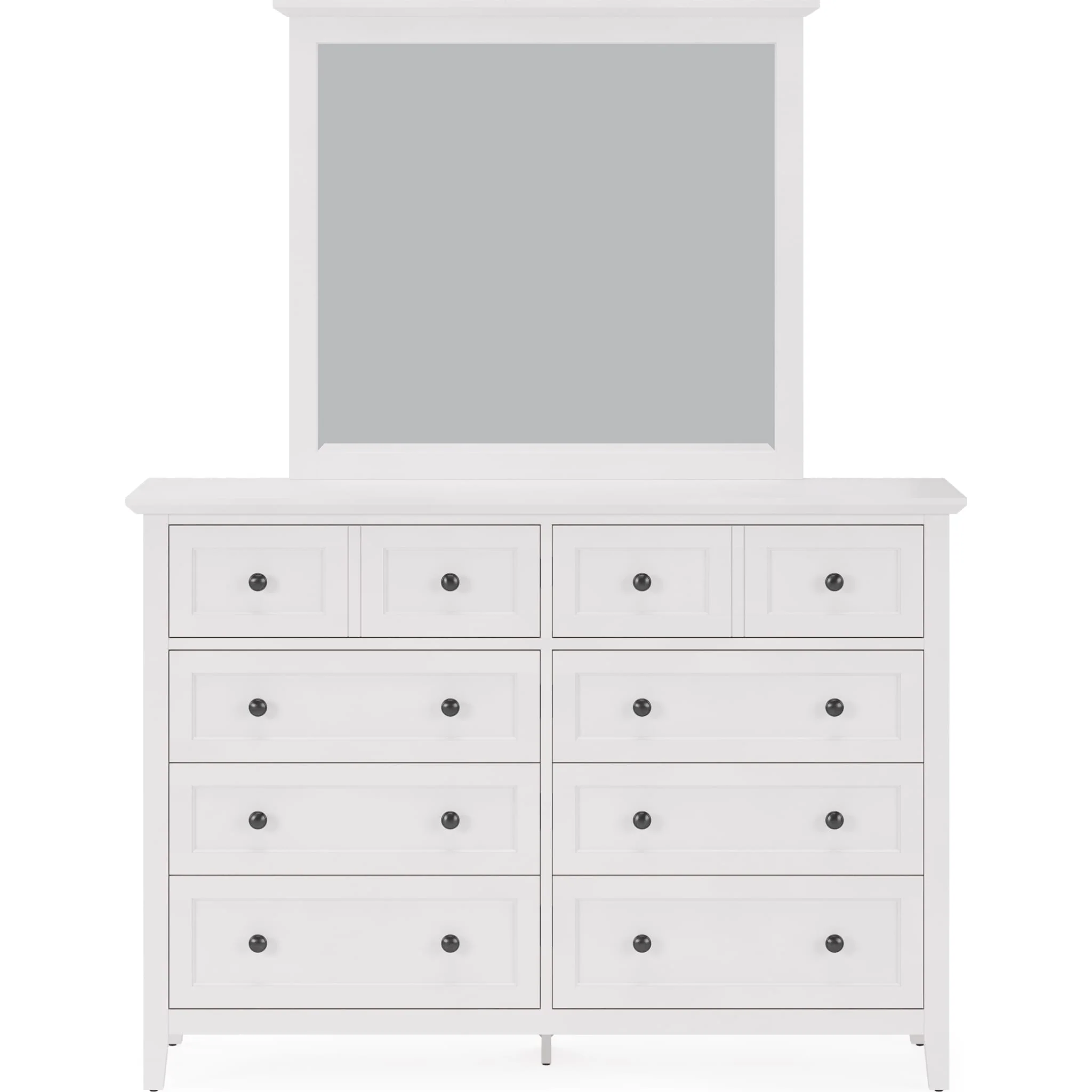 Grace Eight Drawer Dresser in Snowfall White (2024) - Image 8