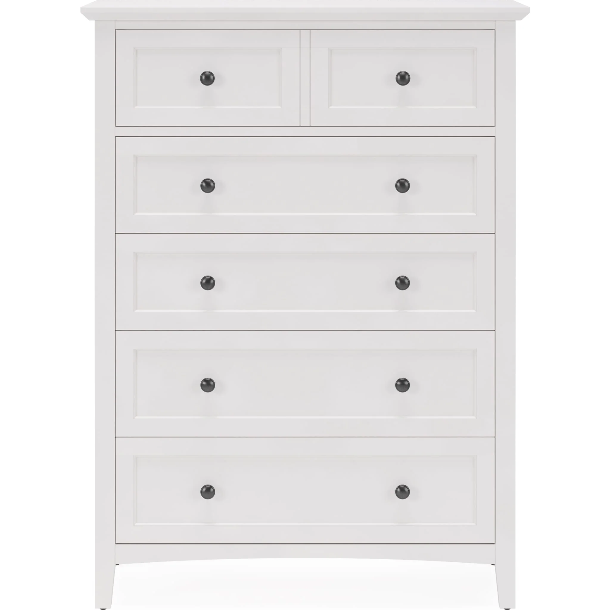 Grace Five Drawer Chest in Snowfall White (2024) - Image 6