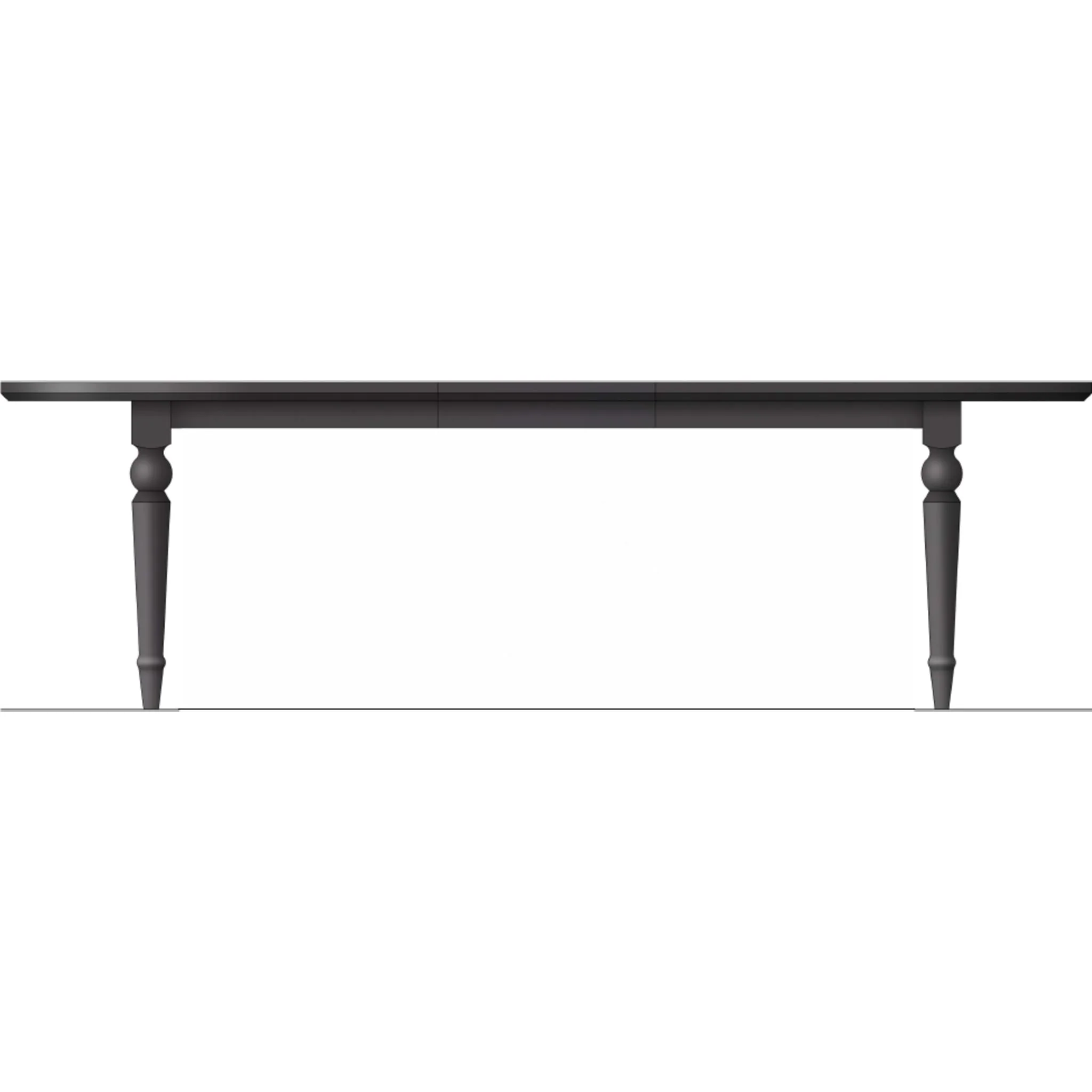 Grace Oval Din Table - Raven