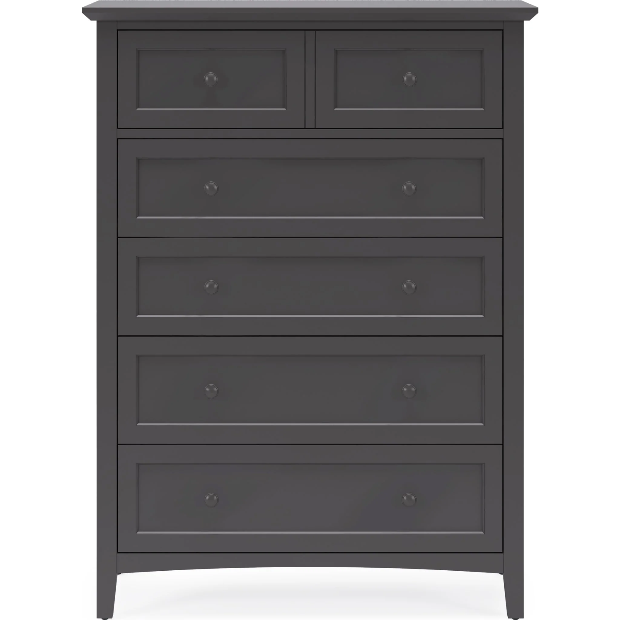 Grace Five Drawer Chest in Raven Black (2024) - Image 4