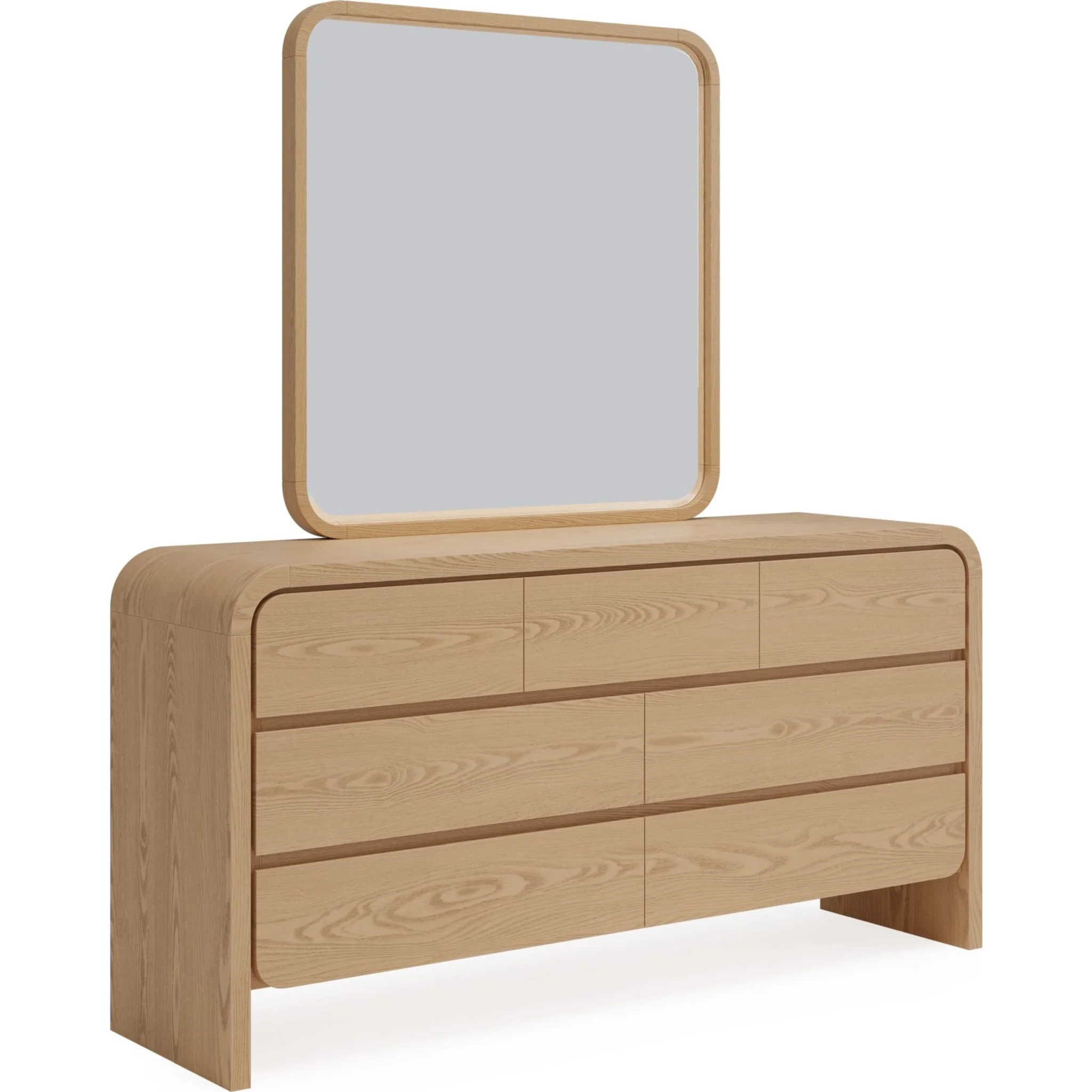 Elora Drs Mirror - Timber - Image 3