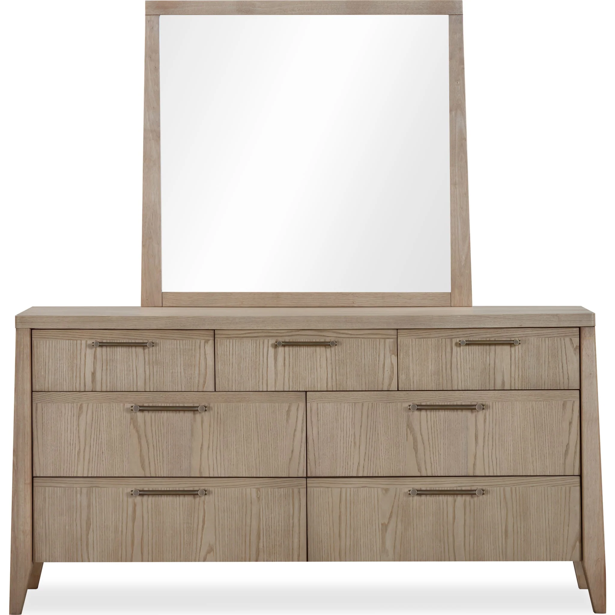 Sumire Seven Drawer Ash Wood Dresser in Ginger - Image 3
