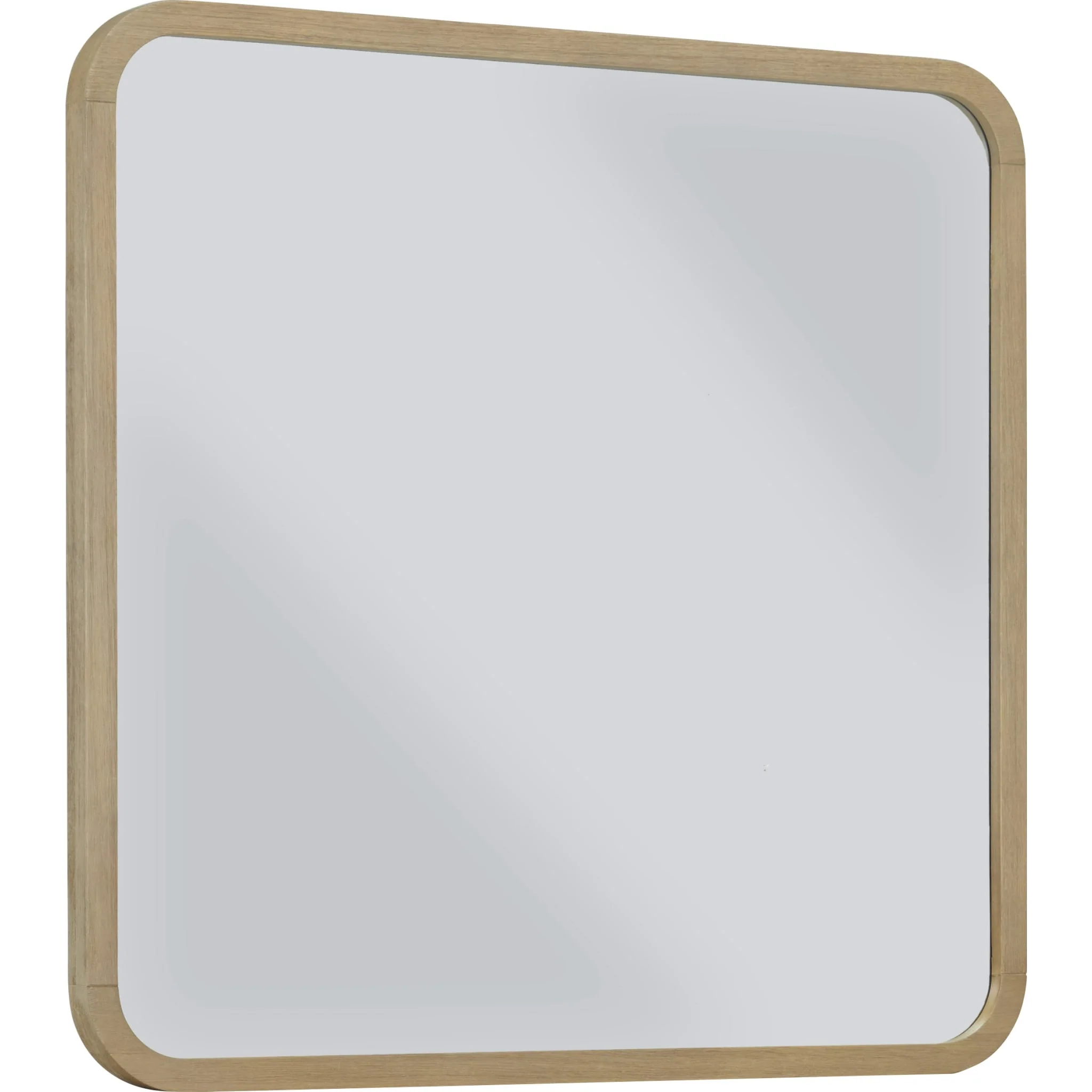 Penny Beveled Glass Wall or Dresser Mirror in Buff Cream - Image 3