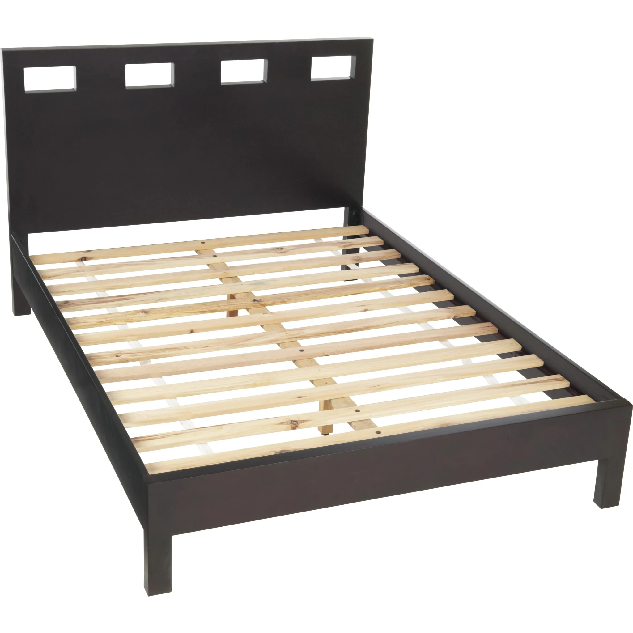 Riva Wood Platform Bed in Espresso - Image 10