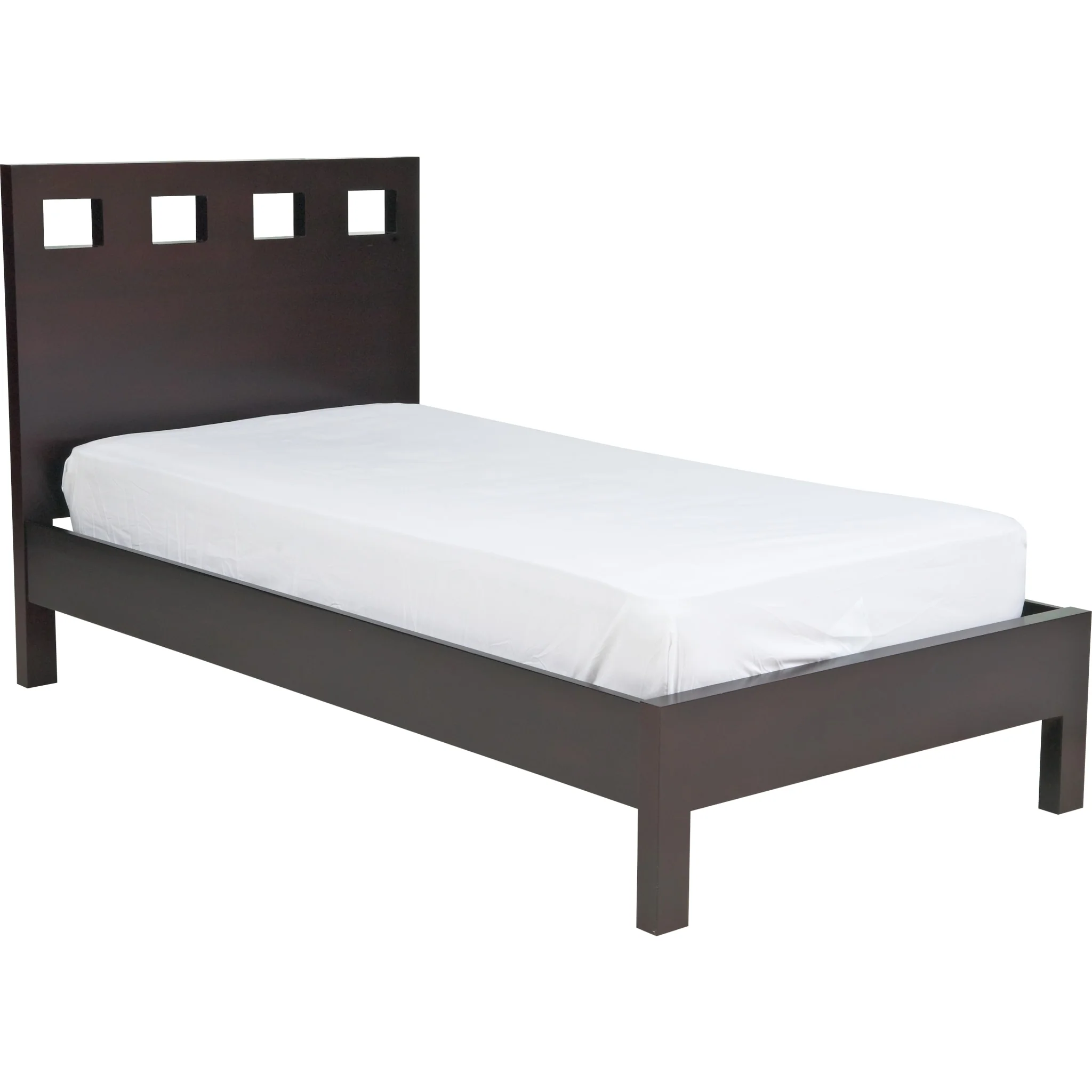 Riva Wood Platform Bed in Espresso - Image 6
