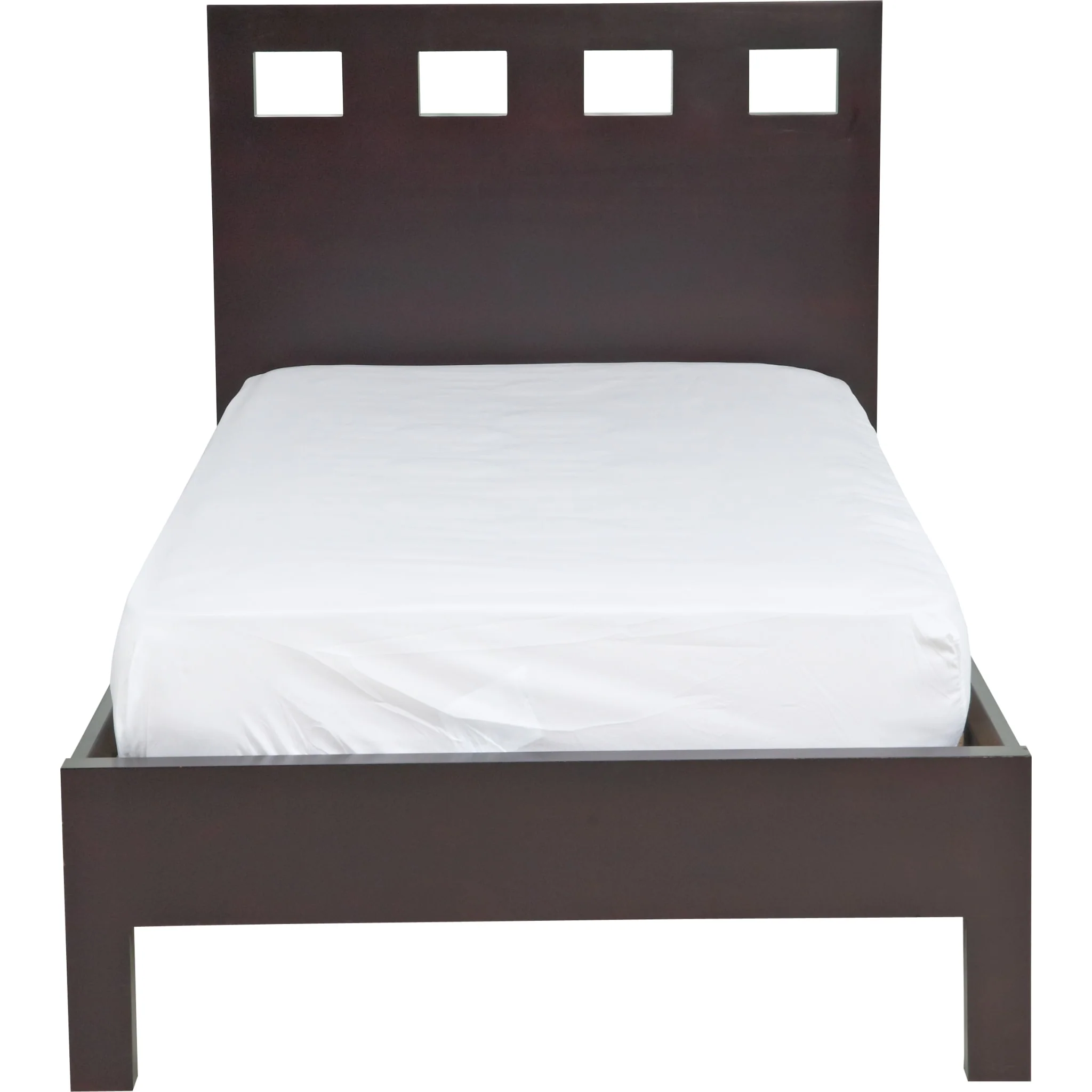 Riva Wood Platform Bed in Espresso - Image 7