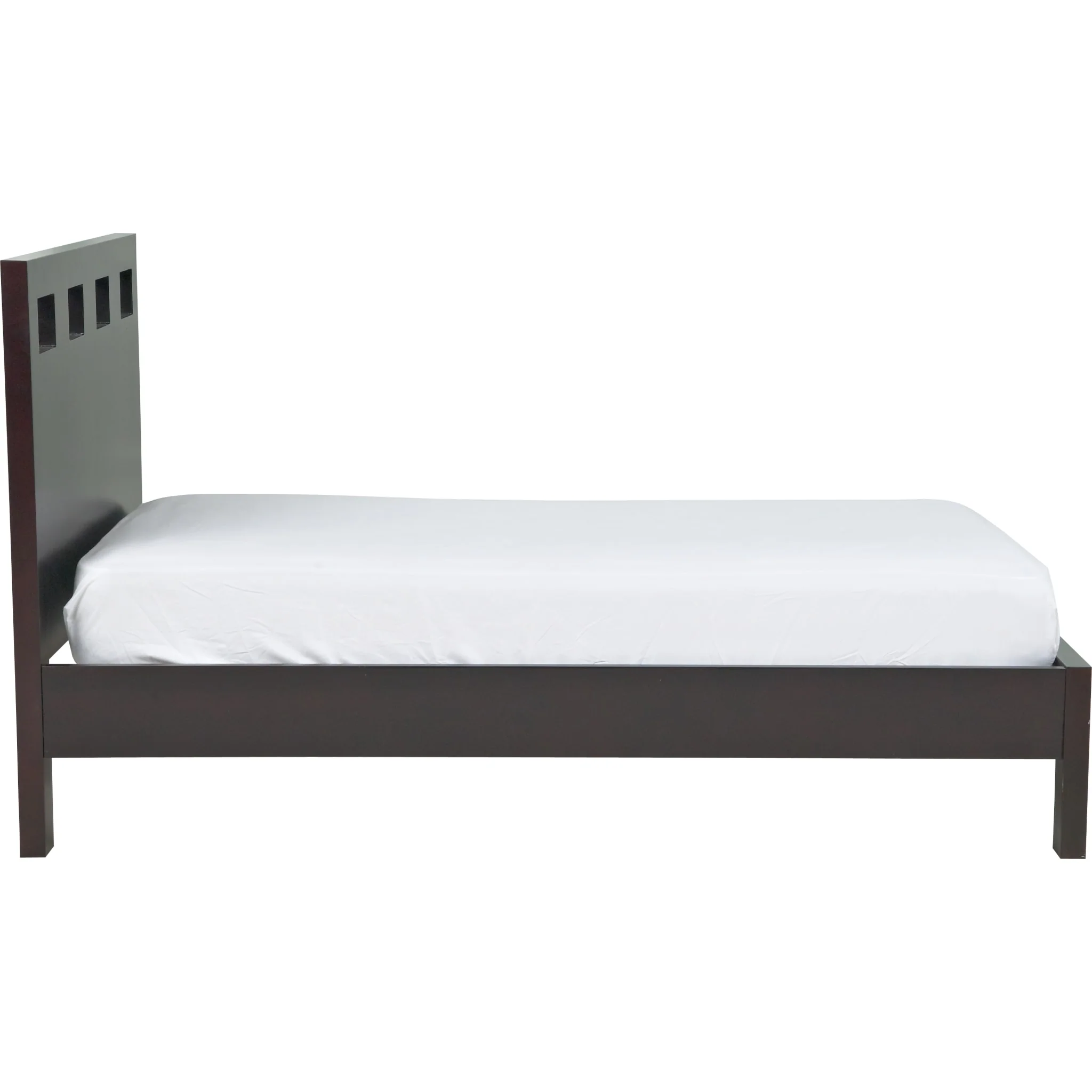 Riva Wood Platform Bed in Espresso - Image 8
