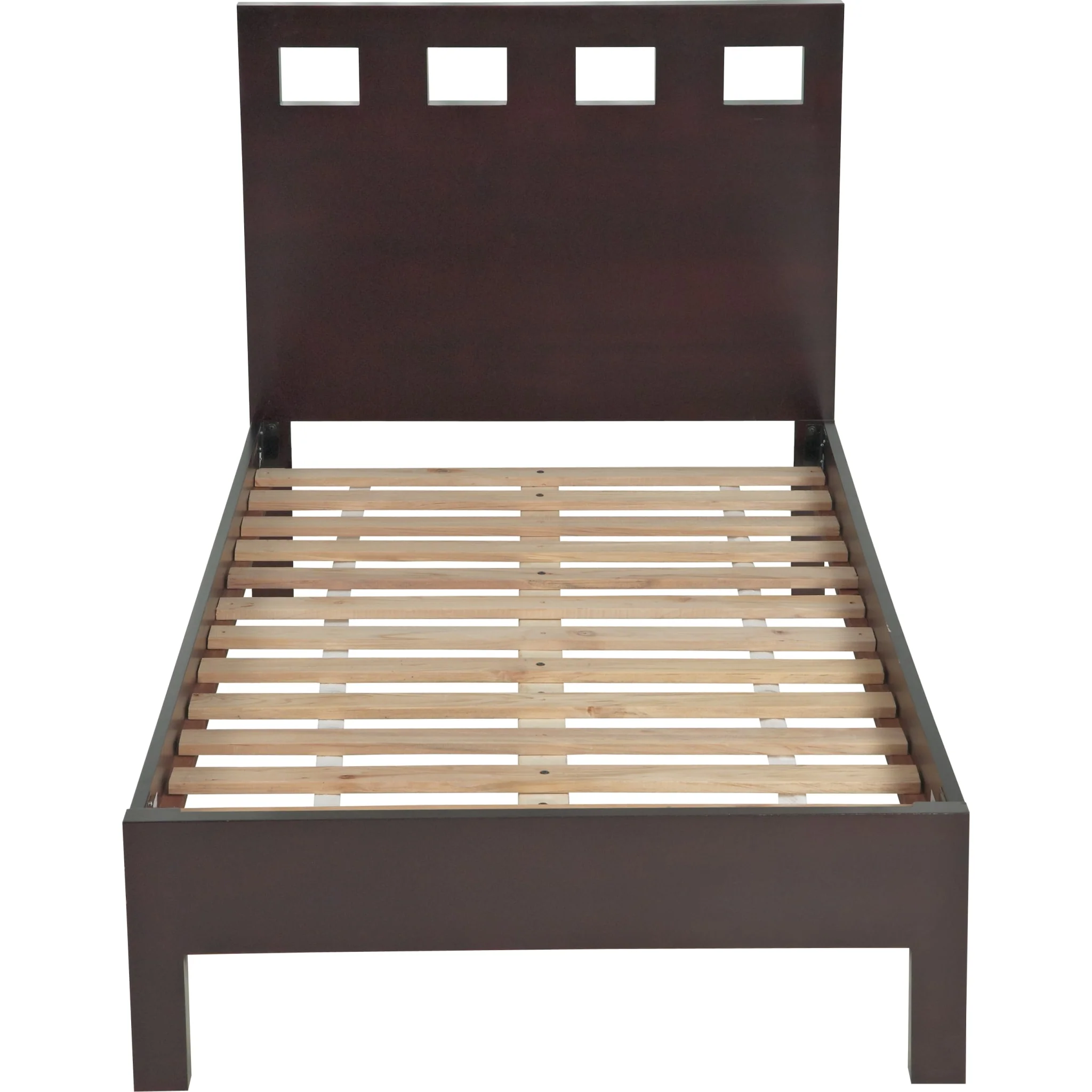 Riva Wood Platform Bed in Espresso - Image 9
