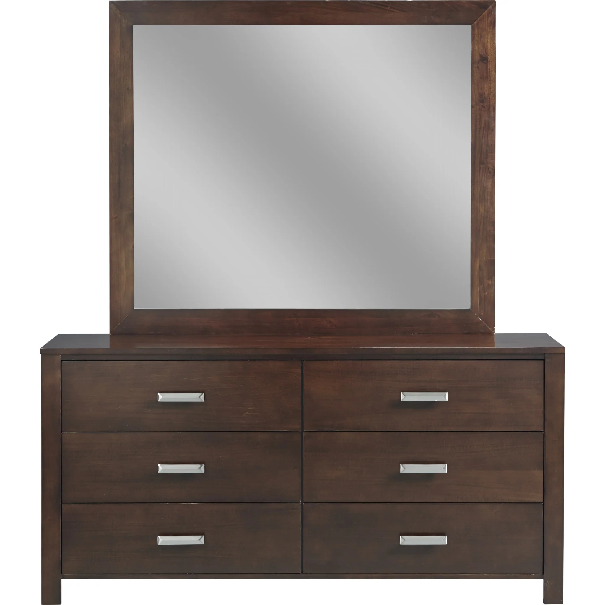Riva Six Drawer Dresser in Chocolate Brown (2024) - Image 3