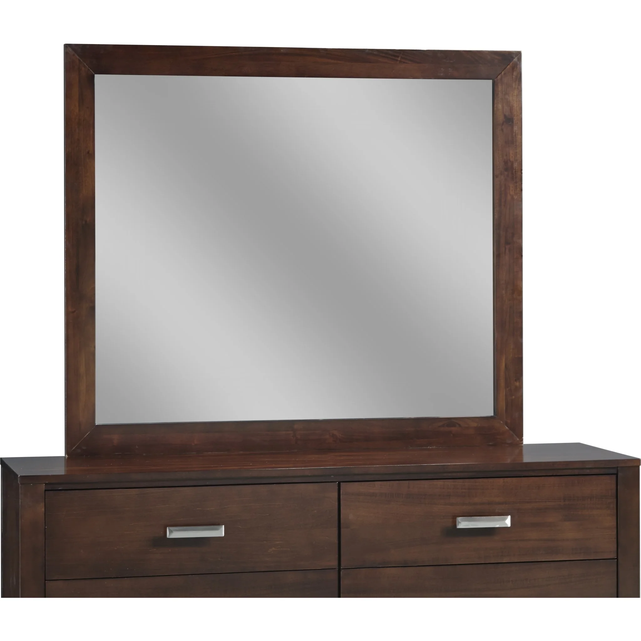 Riva Mirror in Chocolate Brown - Image 4