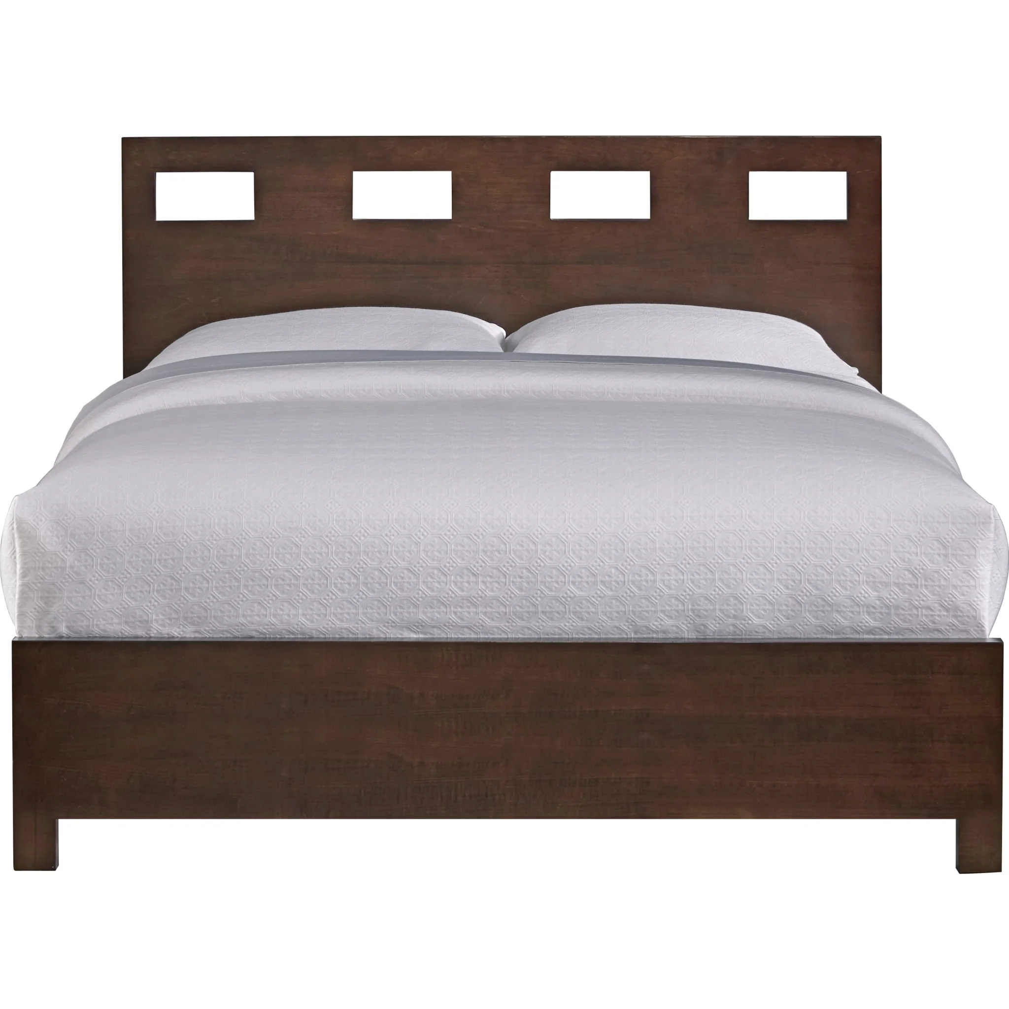 Riva Wood Storage Bed in Chocolate Brown - Image 4
