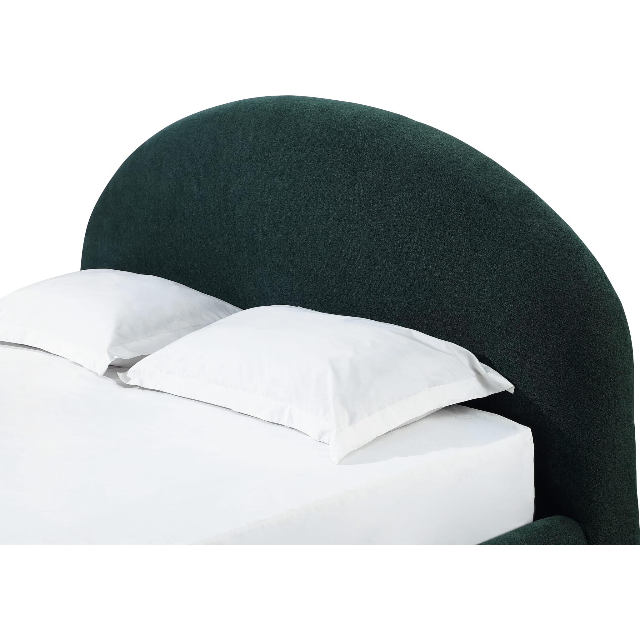 Flex Upholstered Bed in Emerald Chenille (2026) - Image 4