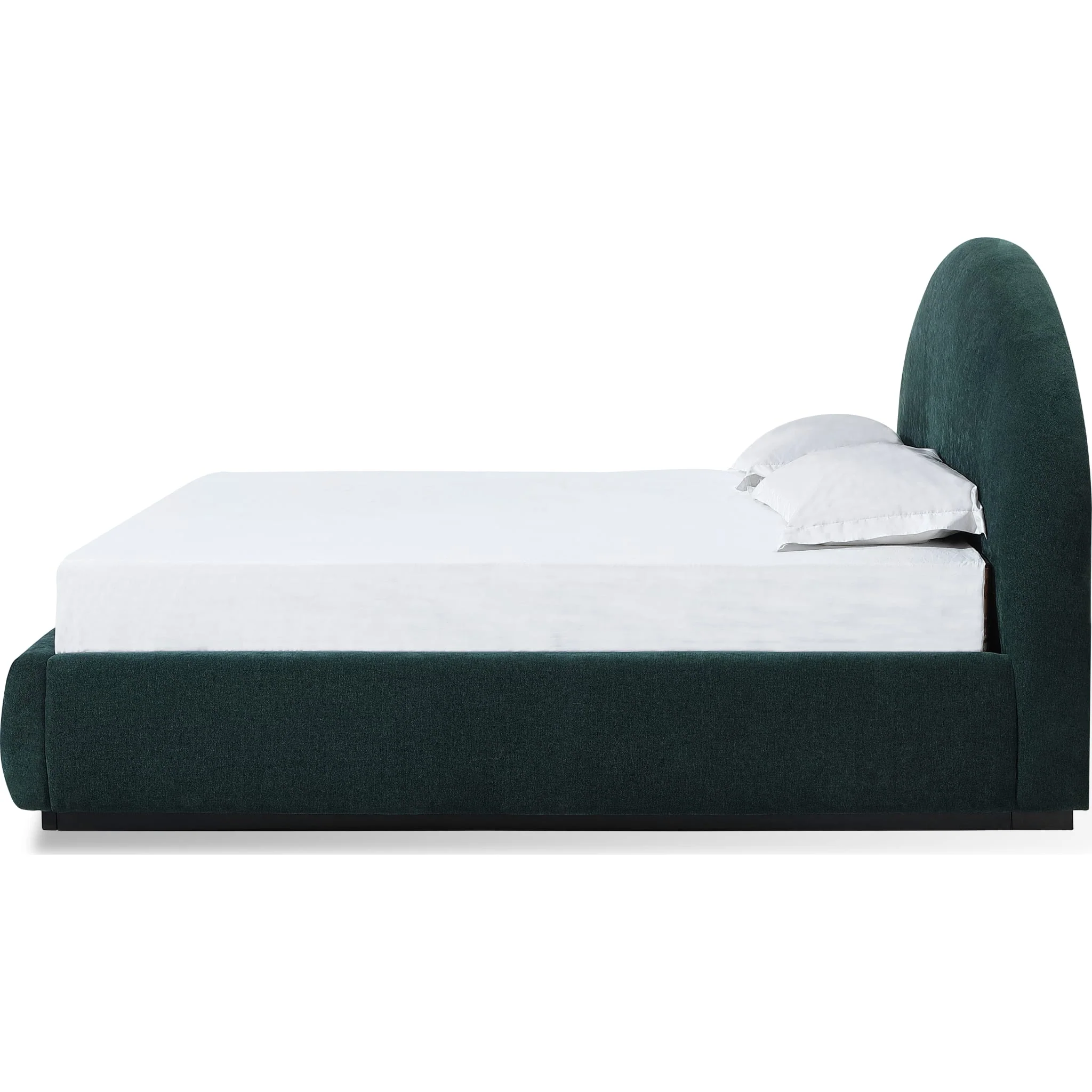 Flex Upholstered Bed in Emerald Chenille (2026) - Image 5