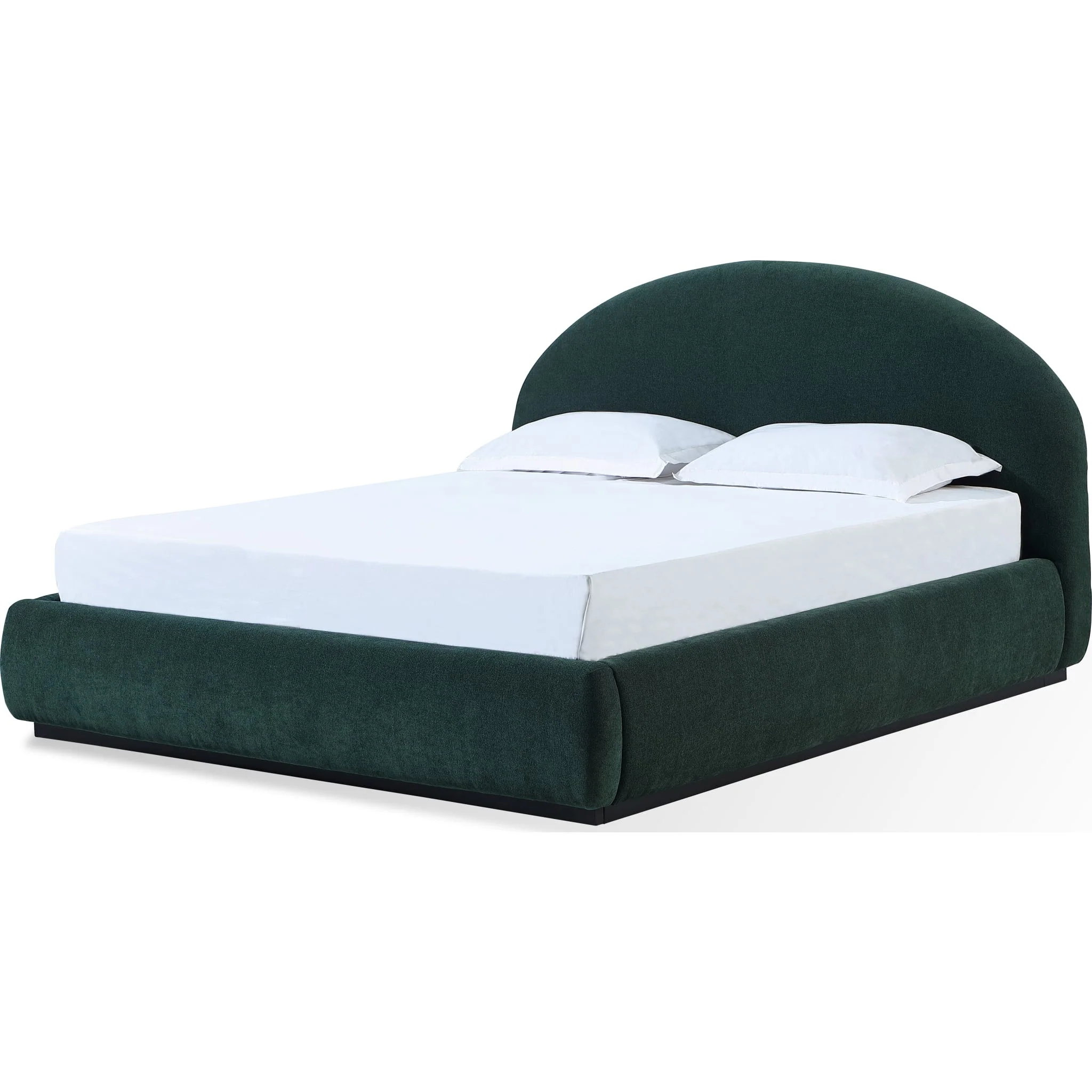 Flex Upholstered Bed in Emerald Chenille (2026) - Image 7